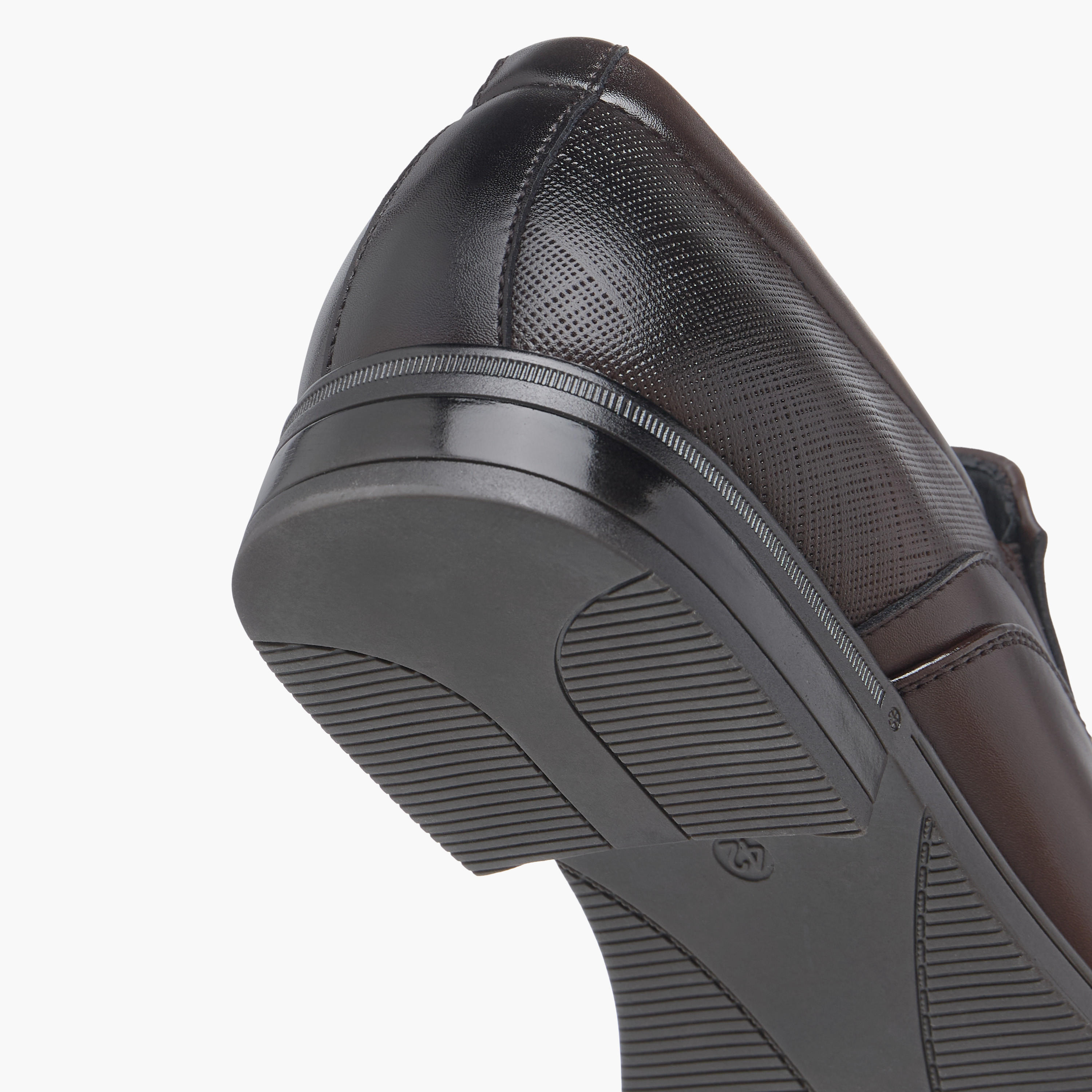 LBL by Shoexpress Textured Slip-On Loafers-men-shoes-formalshoes-image-5