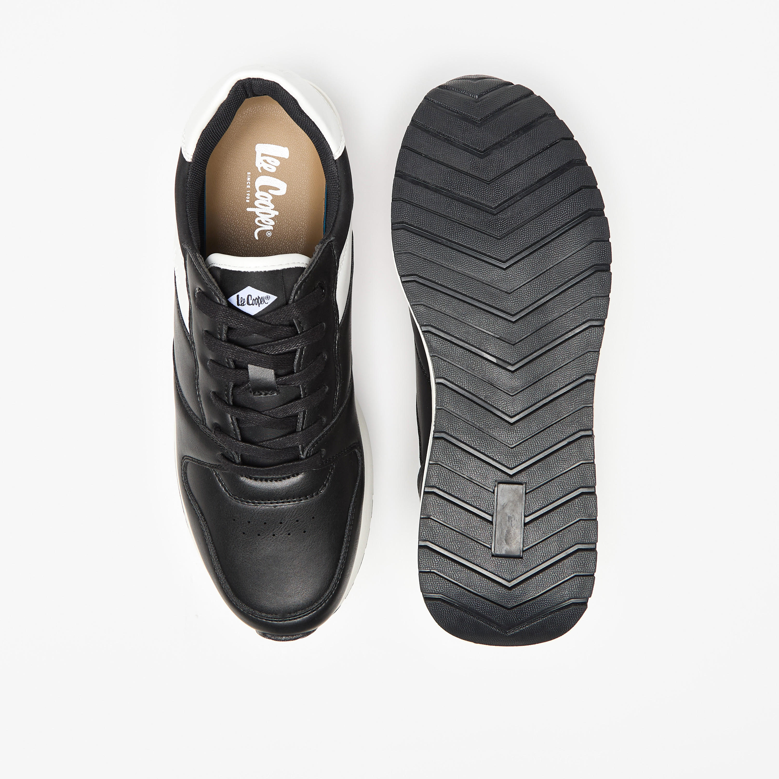 Lee Cooper Men's Lace-Up Low Ankle Sneakers-men-shoes-sneakers-image-9