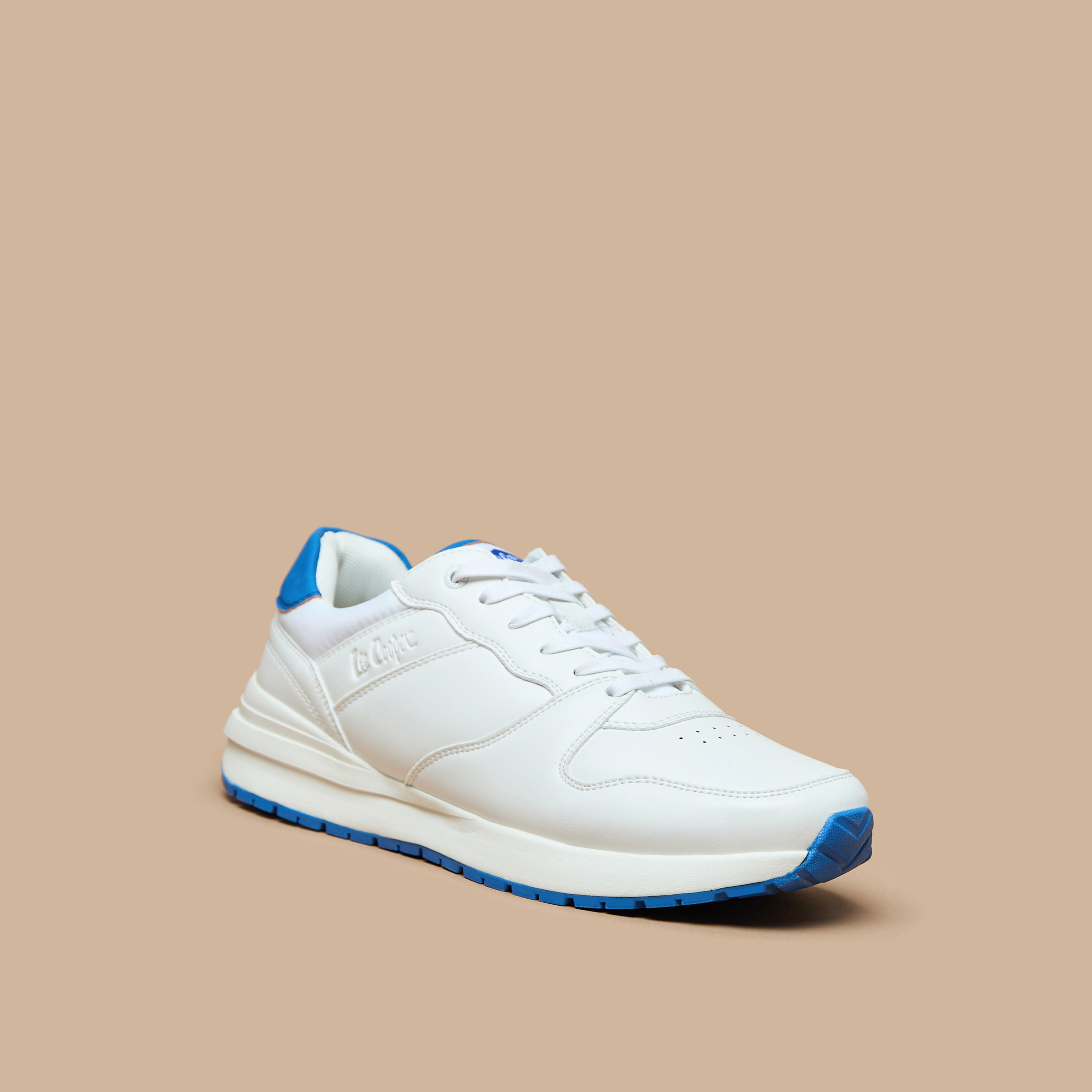 Lee Cooper Men's Lace-Up Low Ankle Sneakers-men-shoes-sneakers-image-1