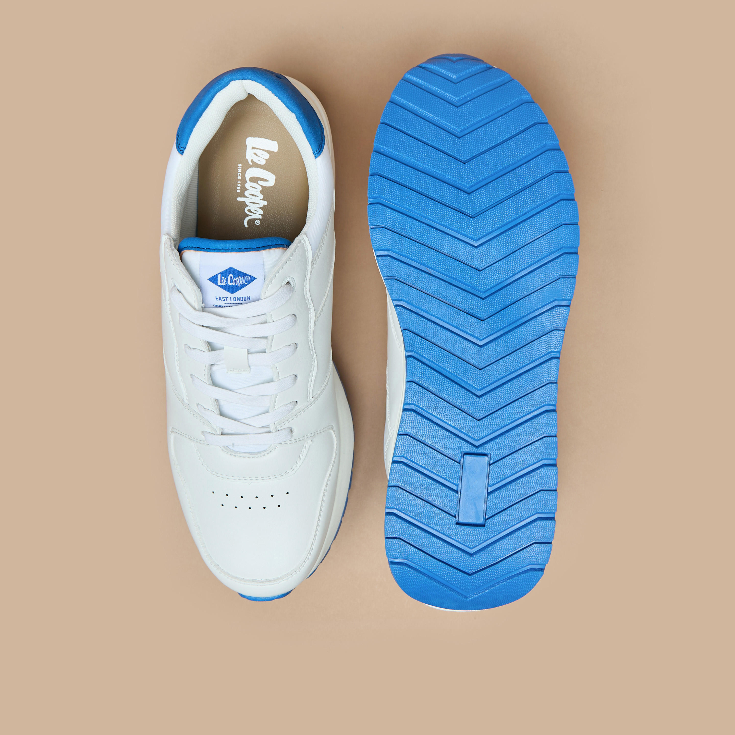 Lee Cooper Men's Lace-Up Low Ankle Sneakers-men-shoes-sneakers-image-4