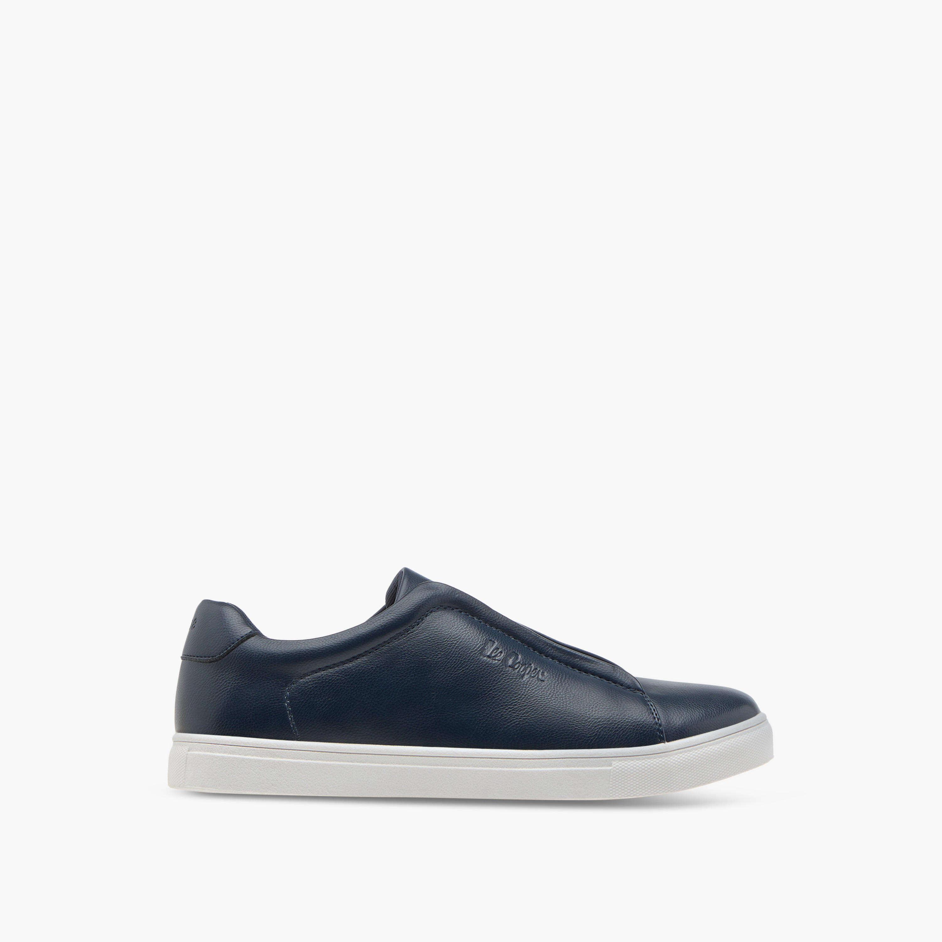 Lee Cooper Men's Cross Strap Detail Slip-On Sneakers-men-shoes-sneakers-image-3