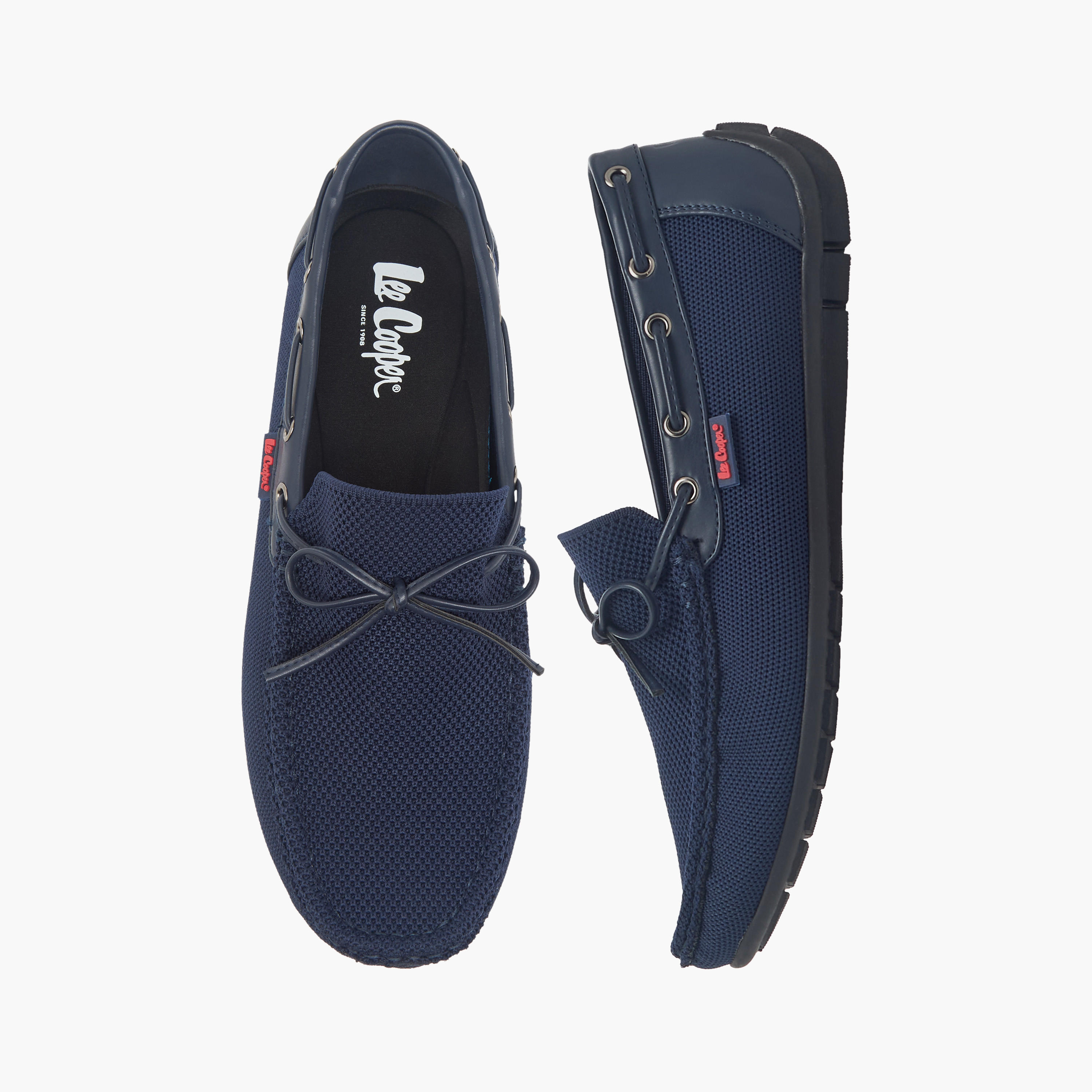 Lee Cooper Men's Textured Slip-On Moccasins-men-shoes-loafersandmoccasins-image-1