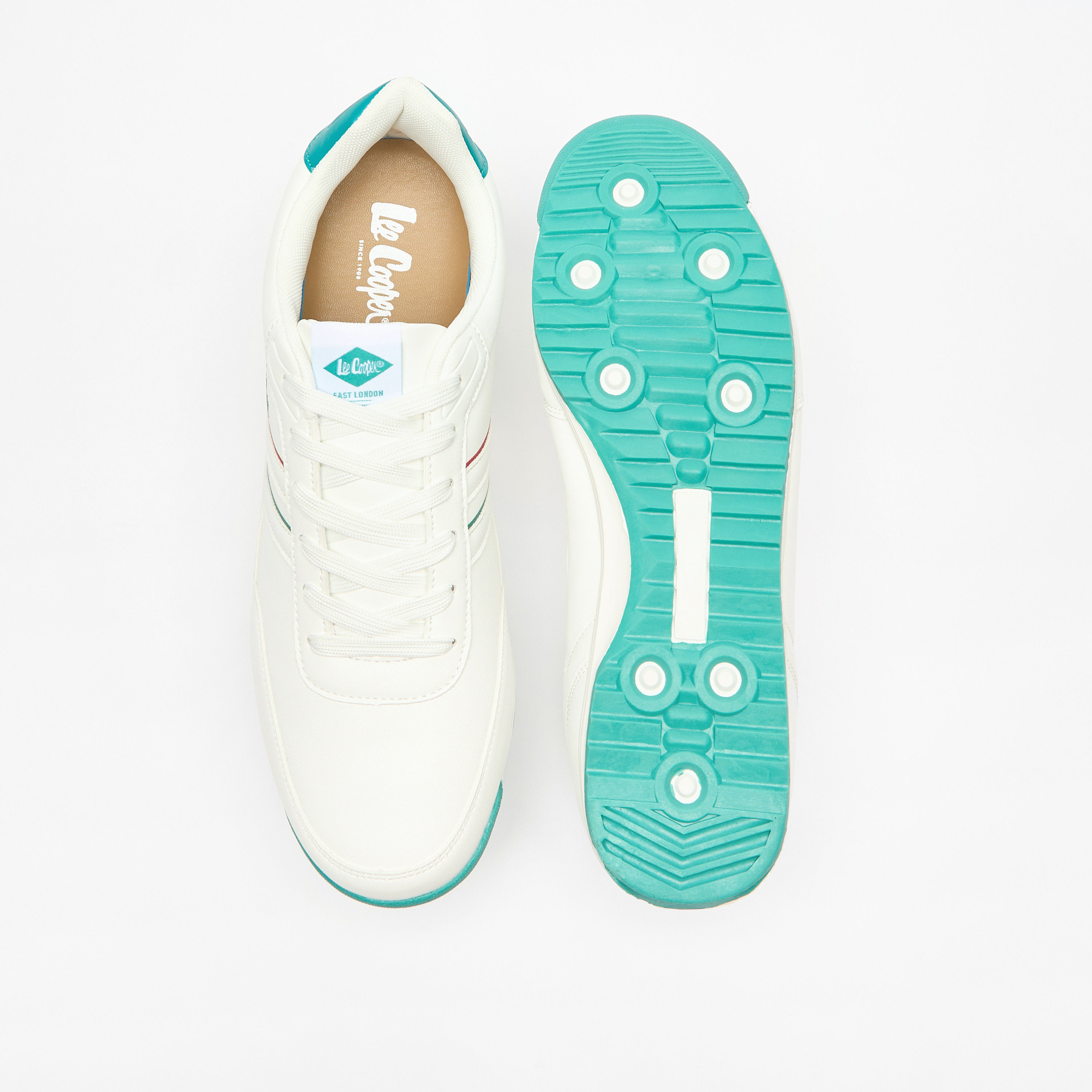حذاء سنيكرز بتفاصيل شعار ورباط إغلاق للرجال من لي كوبر-men-shoes-sneakers-image-9