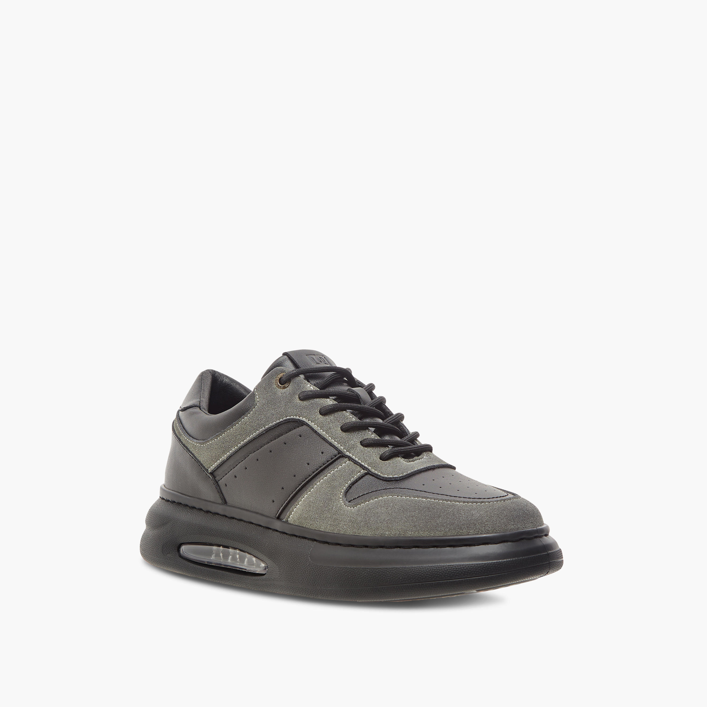 Duchini Men's Panelled Sneakers with Lace-Up Closure-men-shoes-sneakers-image-7