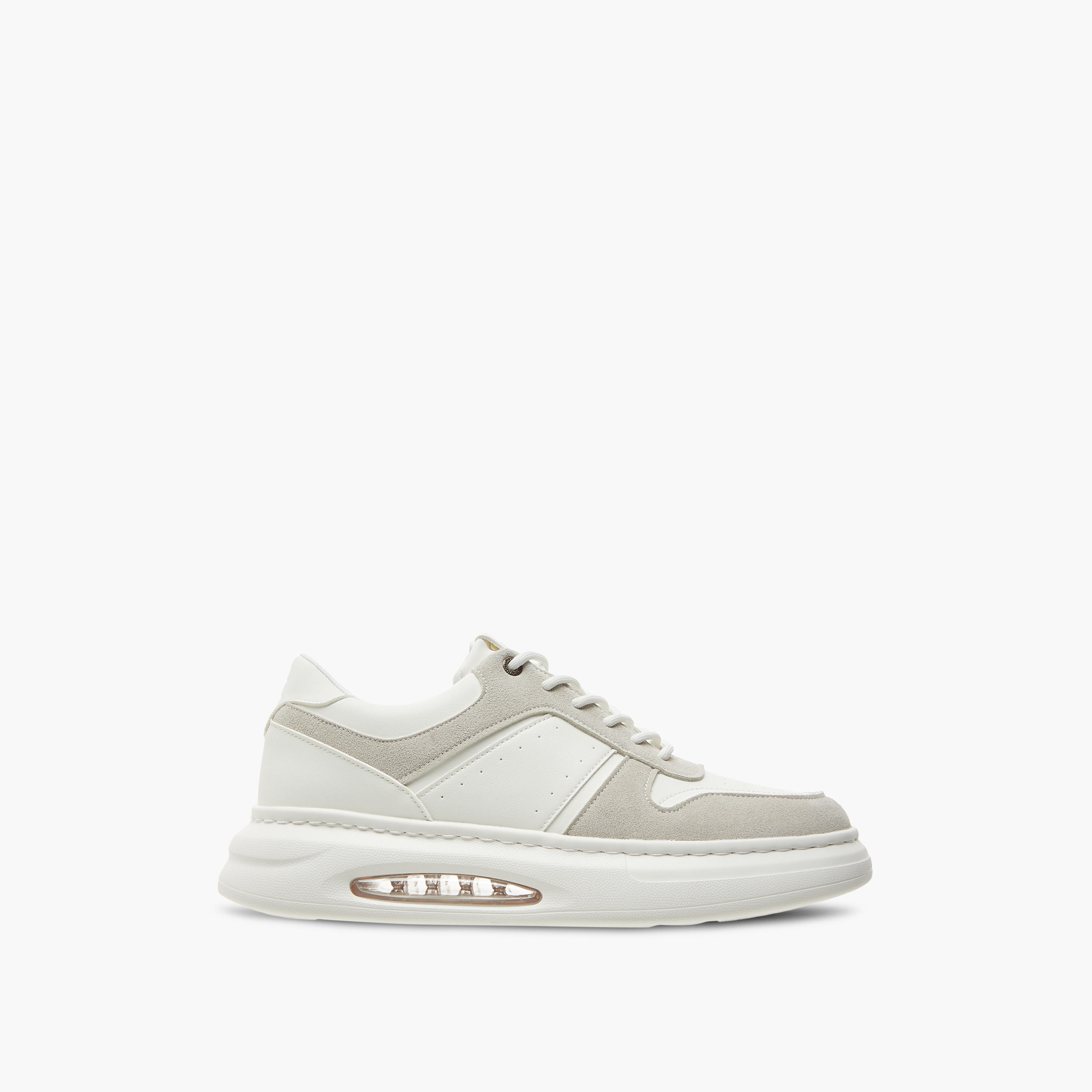 Duchini Men's Panelled Sneakers with Lace-Up Closure-men-shoes-sneakers-image-3