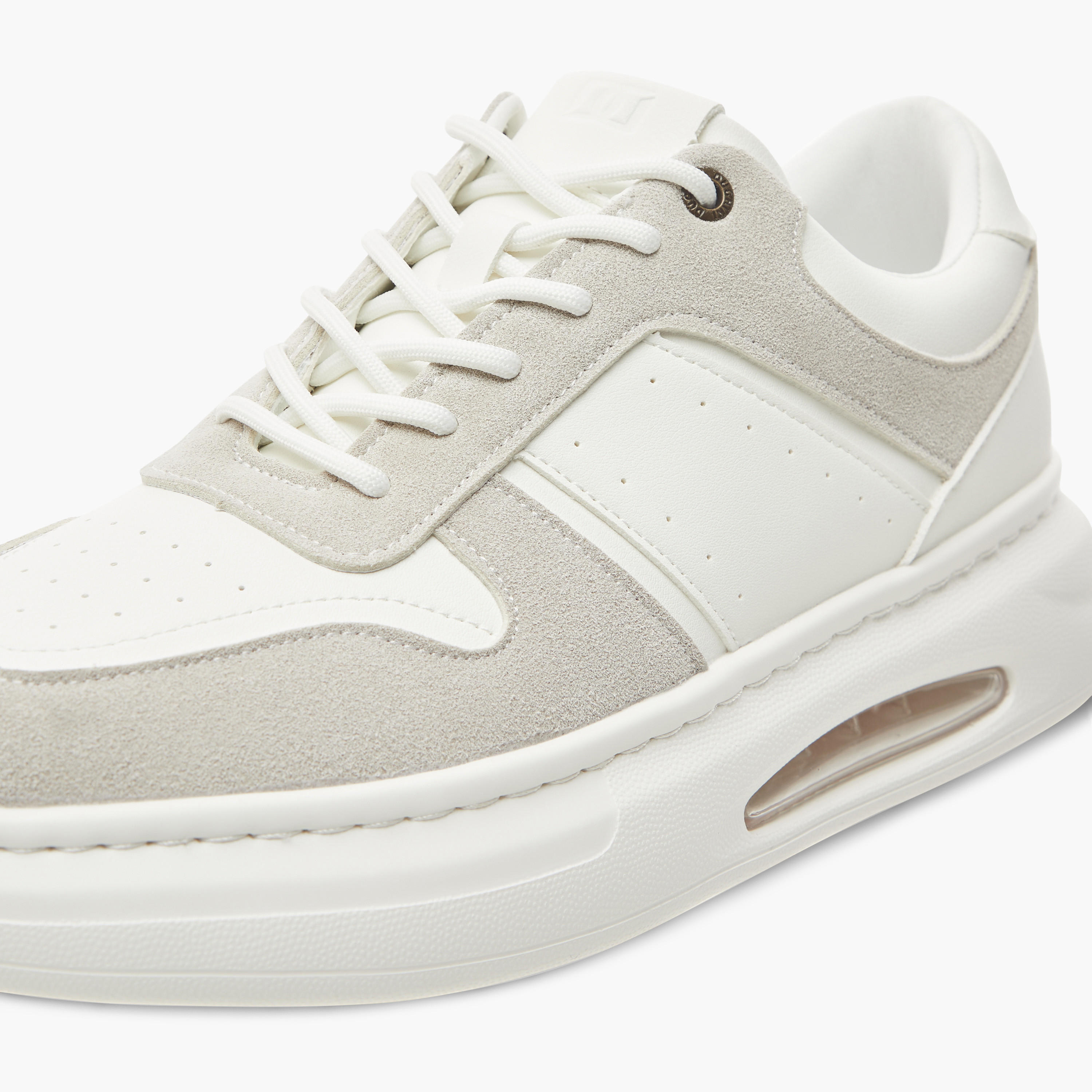 Duchini Men's Panelled Sneakers with Lace-Up Closure-men-shoes-sneakers-image-4