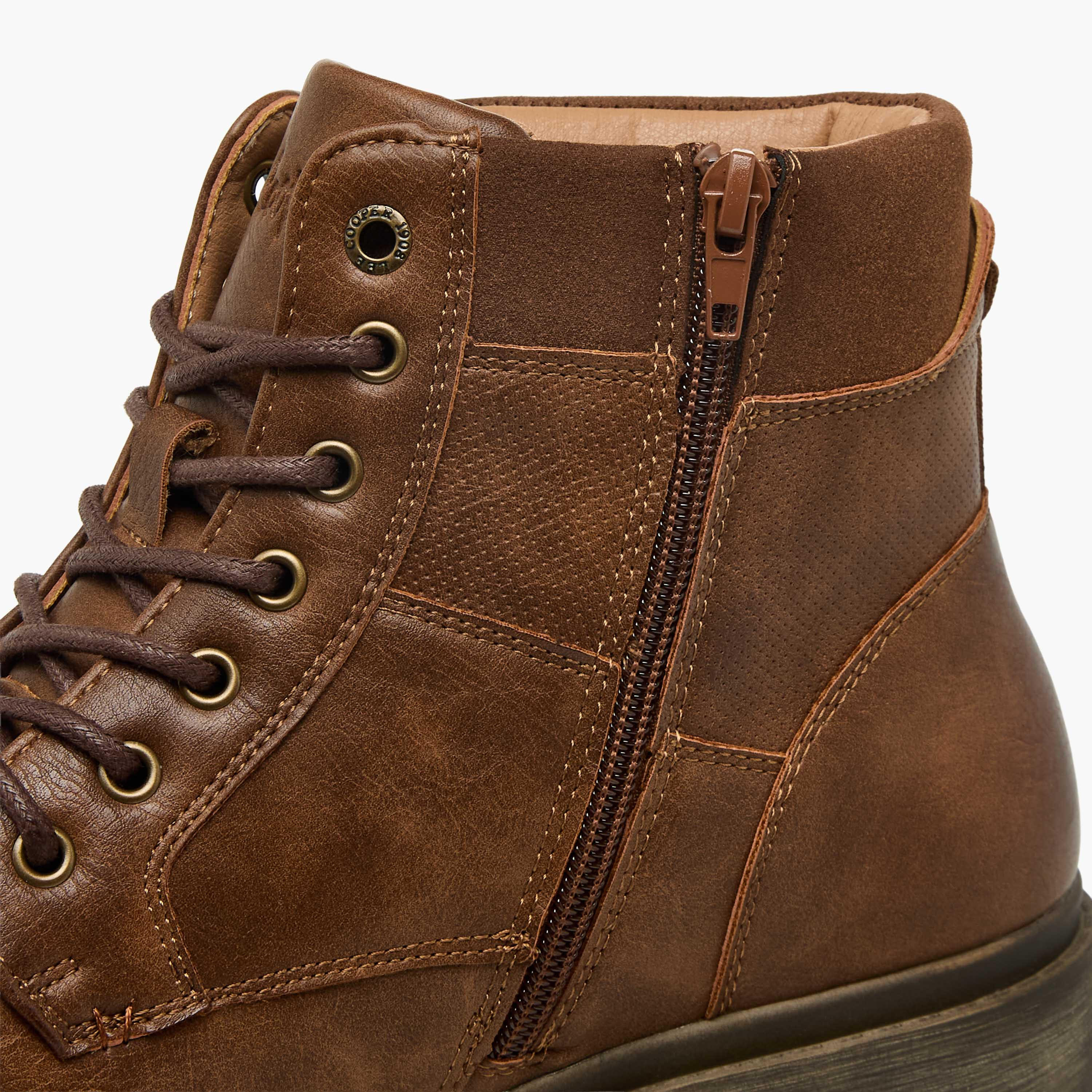 بوت بطول الكاحل ورباط إغلاق للرجال من لي كوبر-men-shoes-boots-image-3