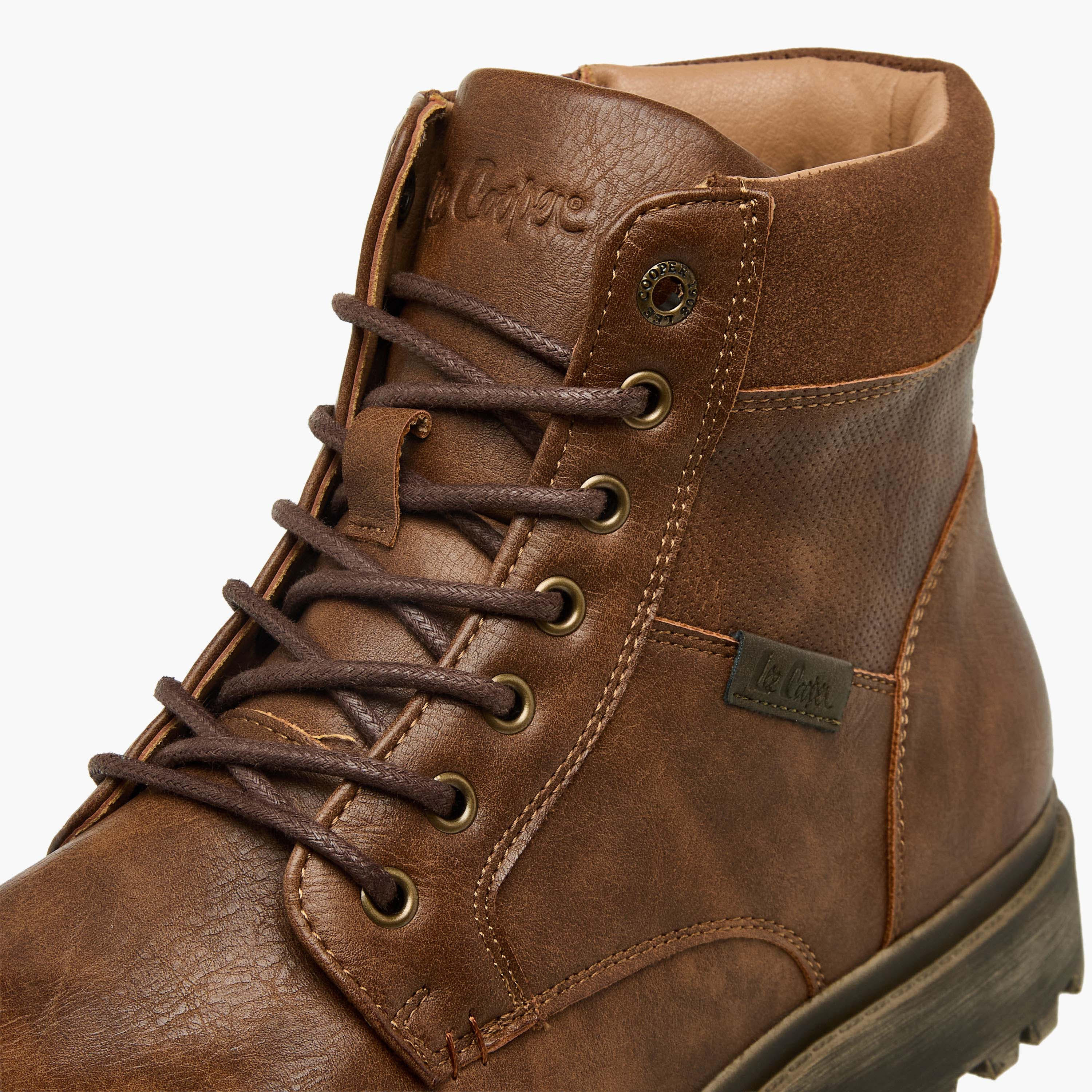 بوت بطول الكاحل ورباط إغلاق للرجال من لي كوبر-men-shoes-boots-image-2