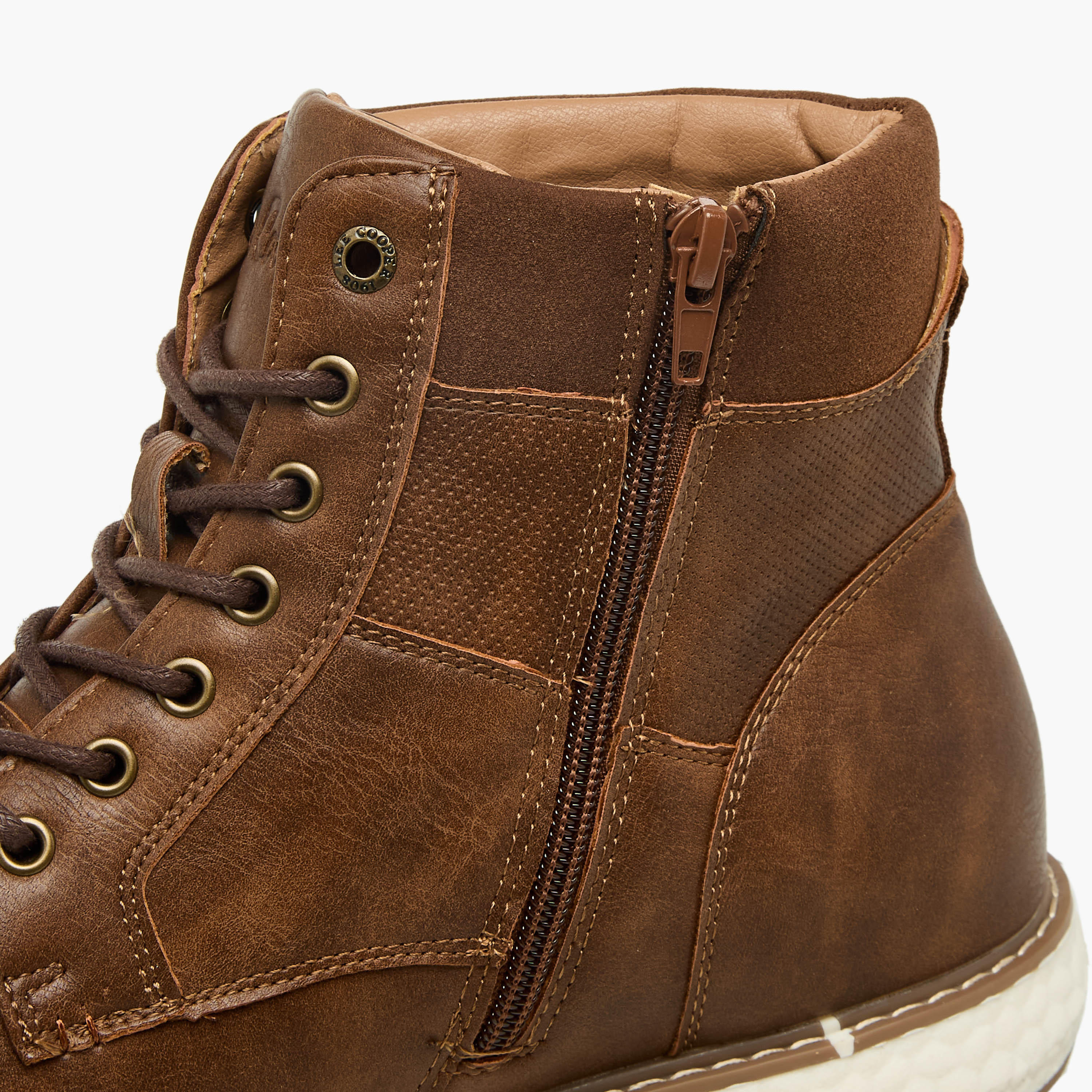 بوت بطول الكاحل برباط إغلاق للرجال من لي كوبر-men-shoes-boots-image-3
