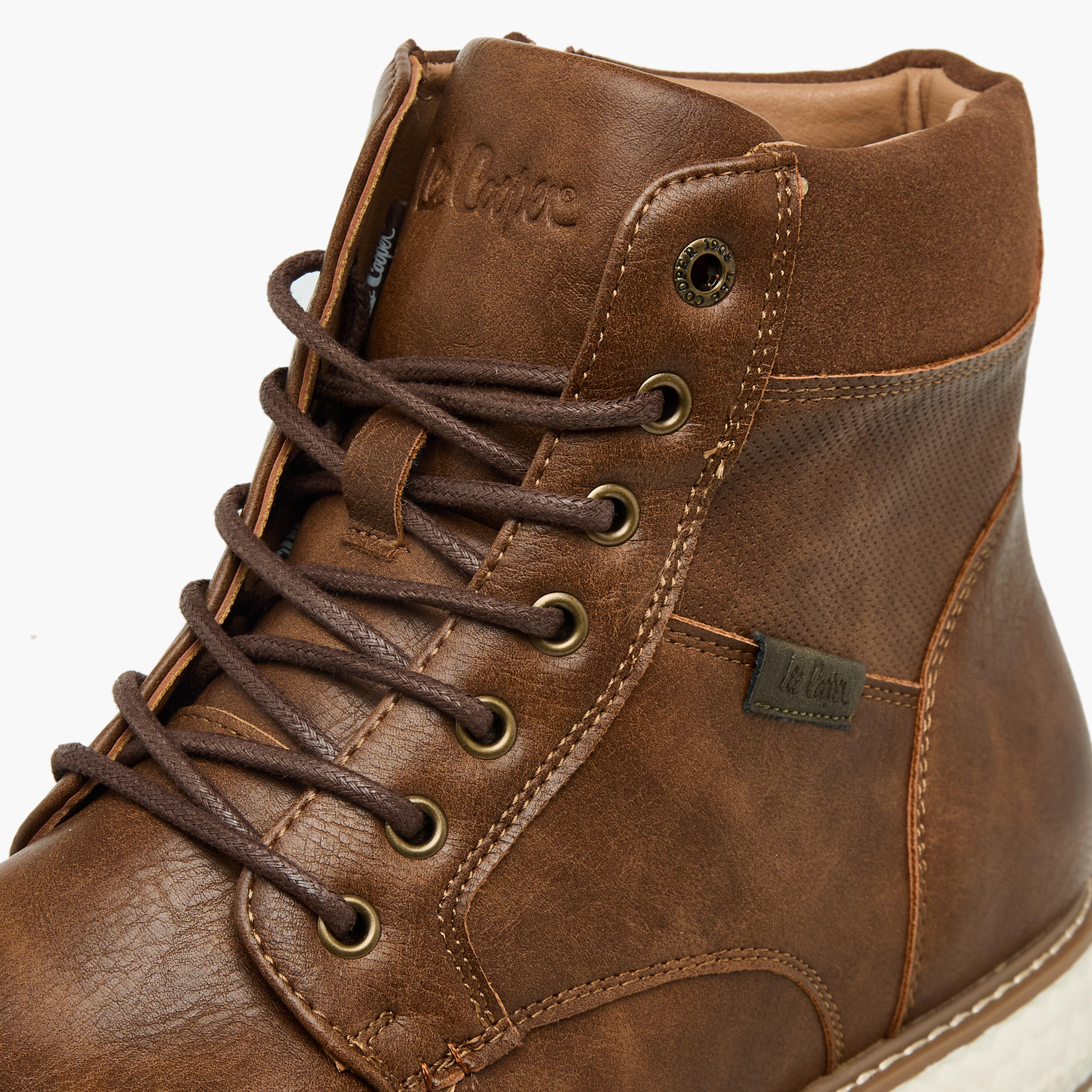 بوت بطول الكاحل برباط إغلاق للرجال من لي كوبر-men-shoes-boots-image-2