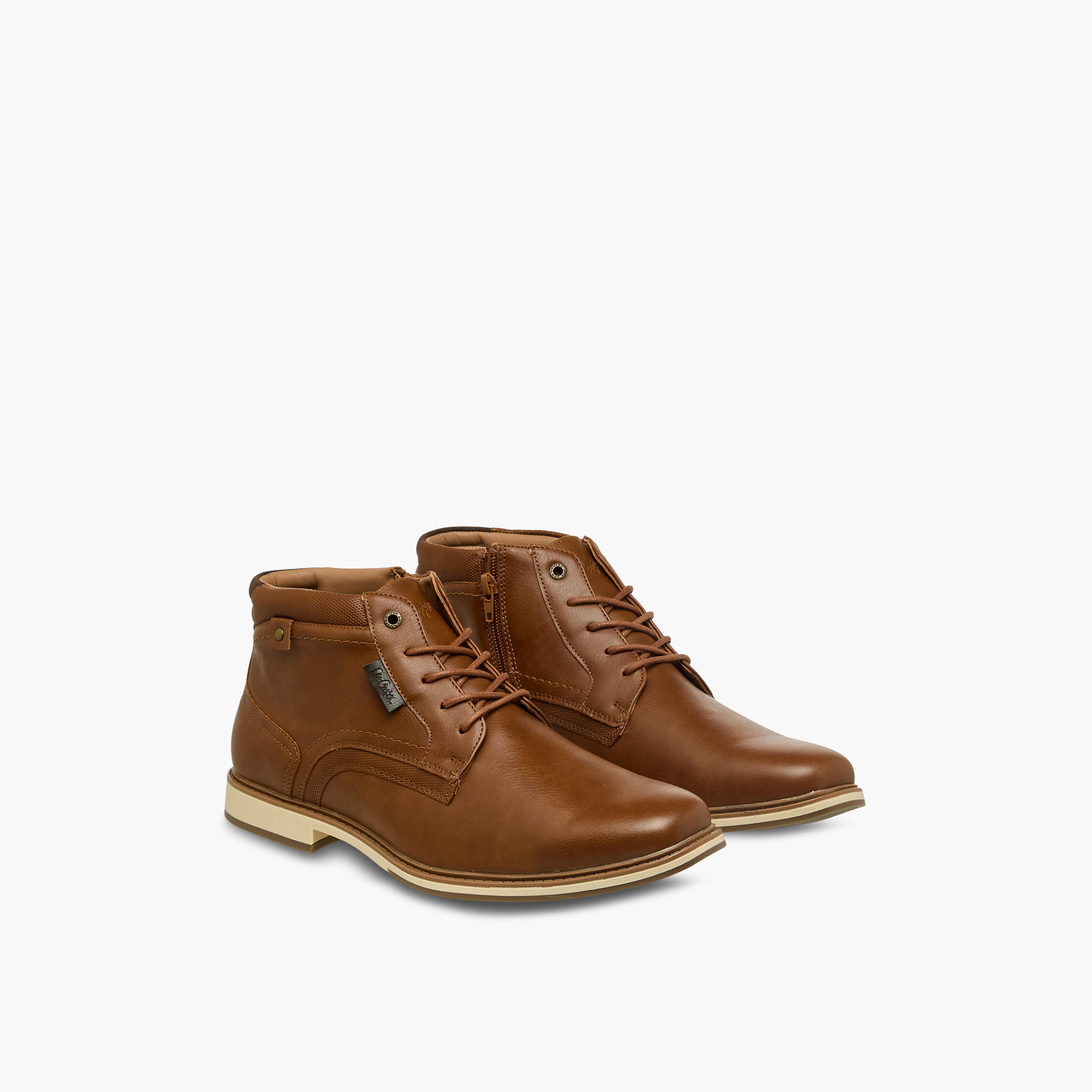 Lee Cooper Men Lace-Up Chukka Boots-men-shoes-boots-image-1