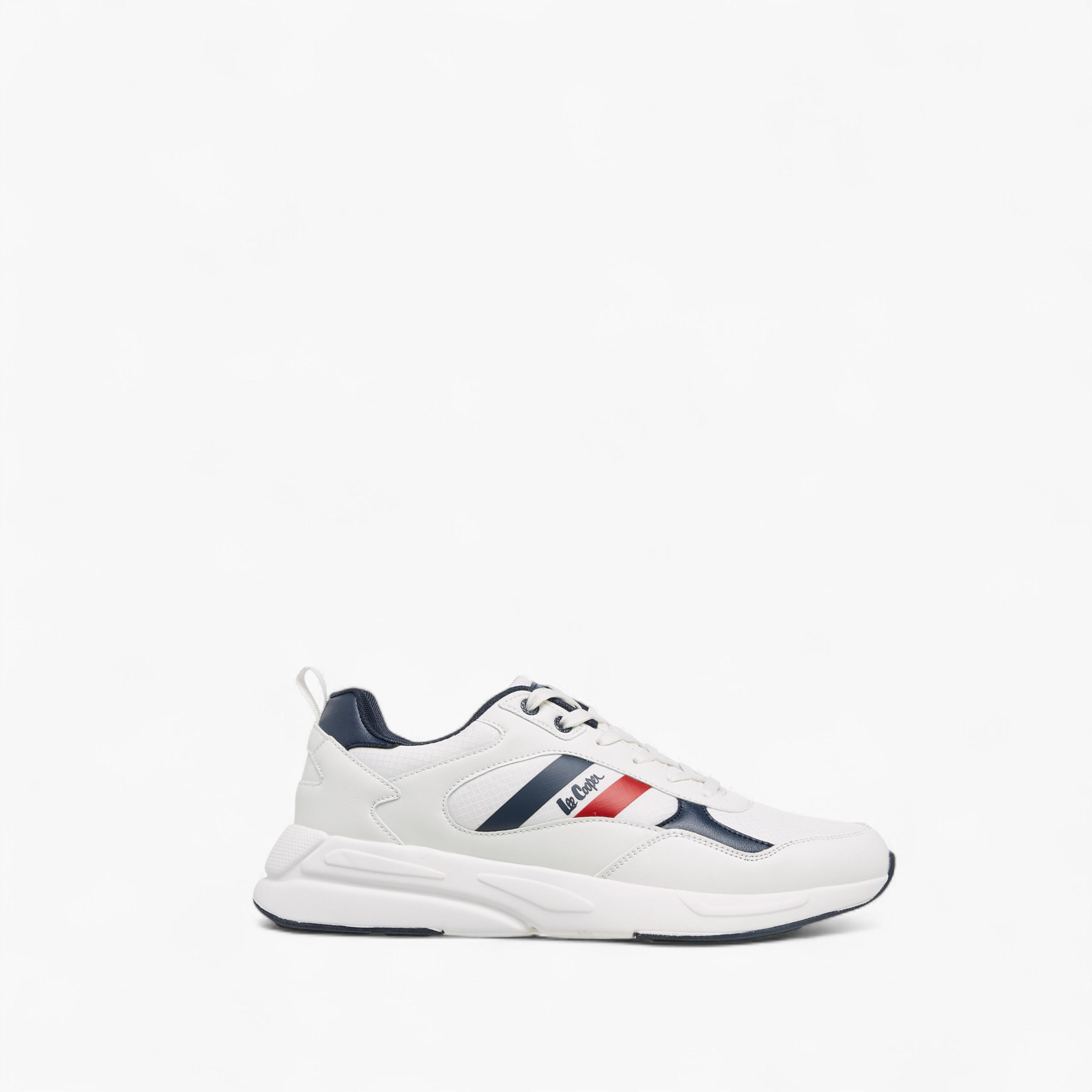 Lee Cooper Men's Panelled Lace-Up Sneakers with Pull Tab-men-shoes-sneakers-image-3