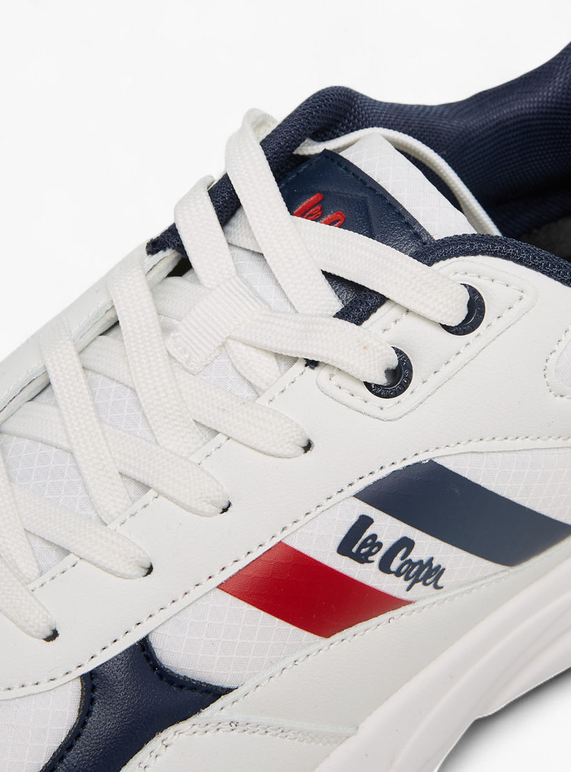 Lee Cooper Men's Panelled Lace-Up Sneakers with Pull Tab-men-shoes-sneakers-image-4