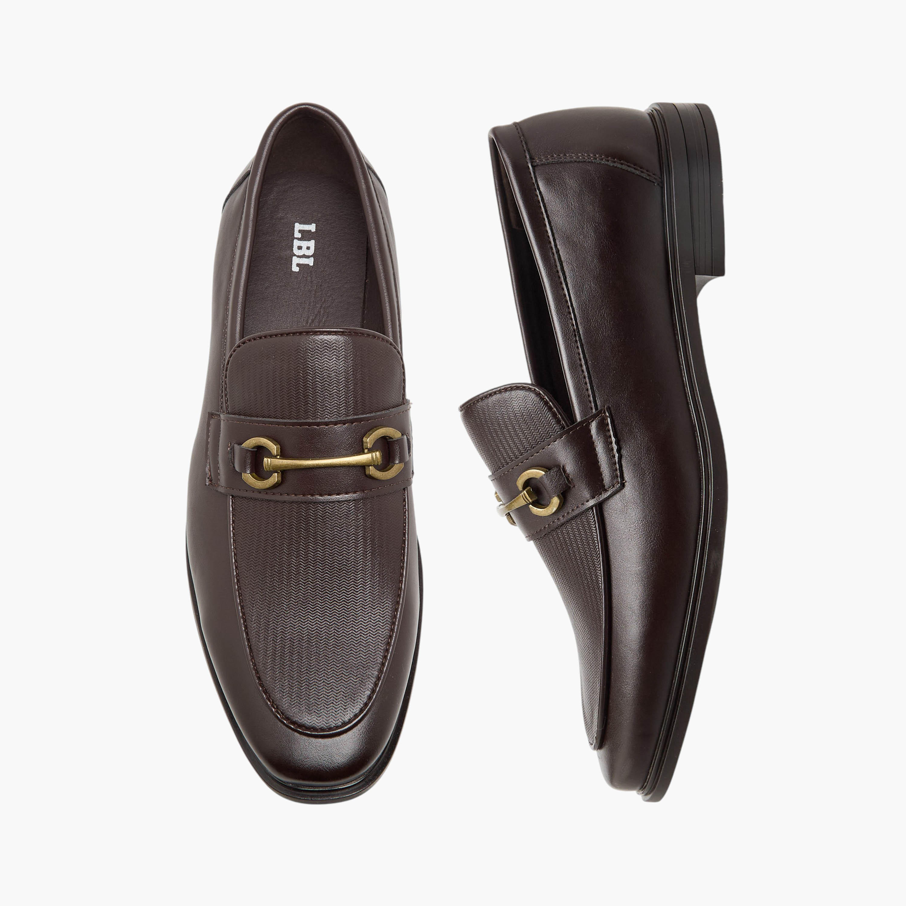 حذاء سهل الارتداء وبارز الملمس للرجال من أل بي أل من شو إكسبريس-men-shoes-loafersandmoccasins-image-1