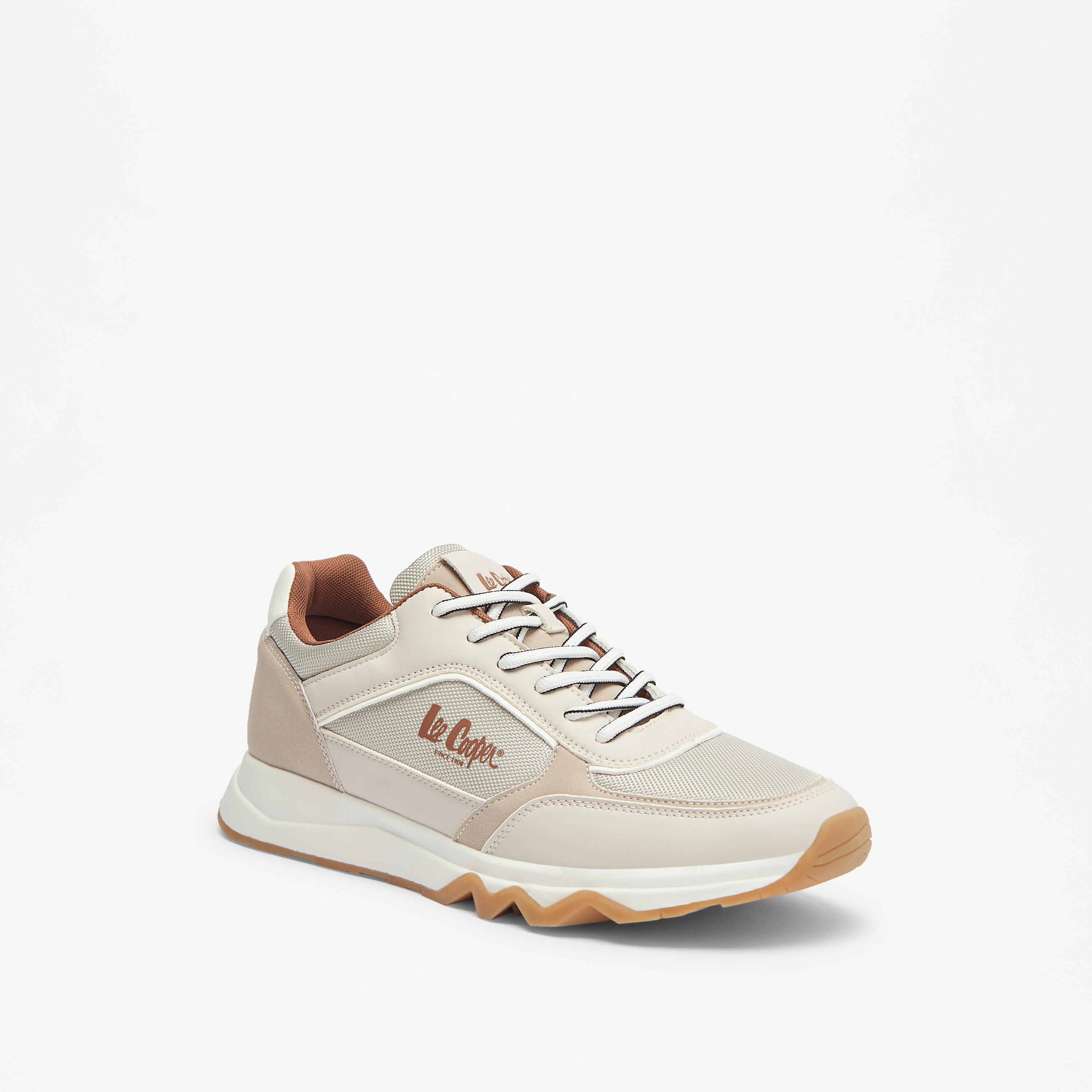 Lee Cooper Men's Lace-Up Low Ankle Sneakers-men-shoes-sneakers-image-1