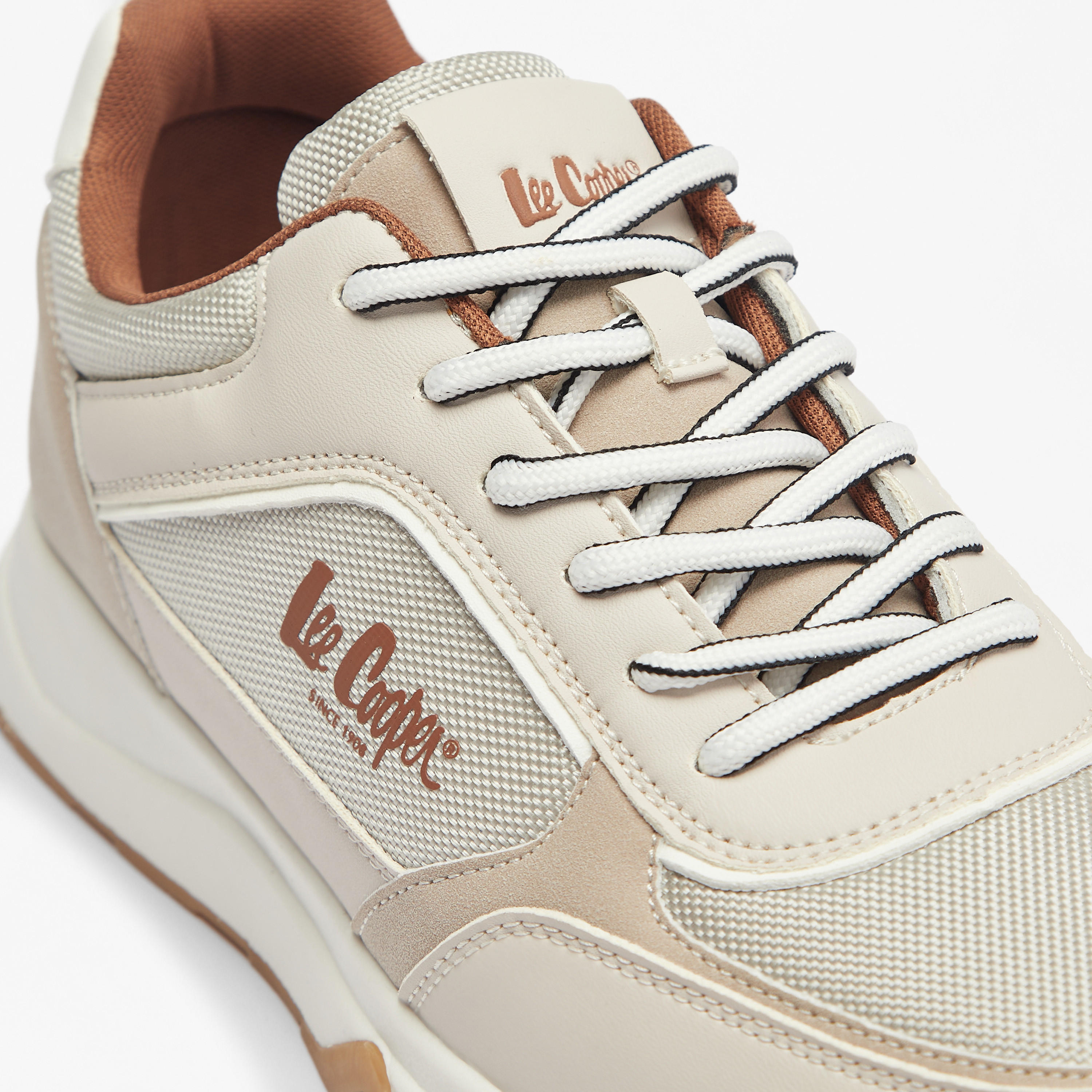Lee Cooper Men's Lace-Up Low Ankle Sneakers-men-shoes-sneakers-image-5