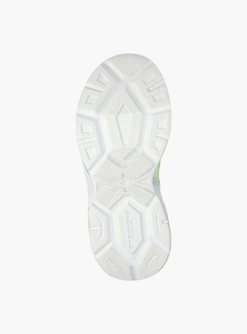 Skechers Boys Logo Detail Light Up Hook & Loop Ankle Sneakers Lightweight Shoes-boys-shoes-sneakers-image-4