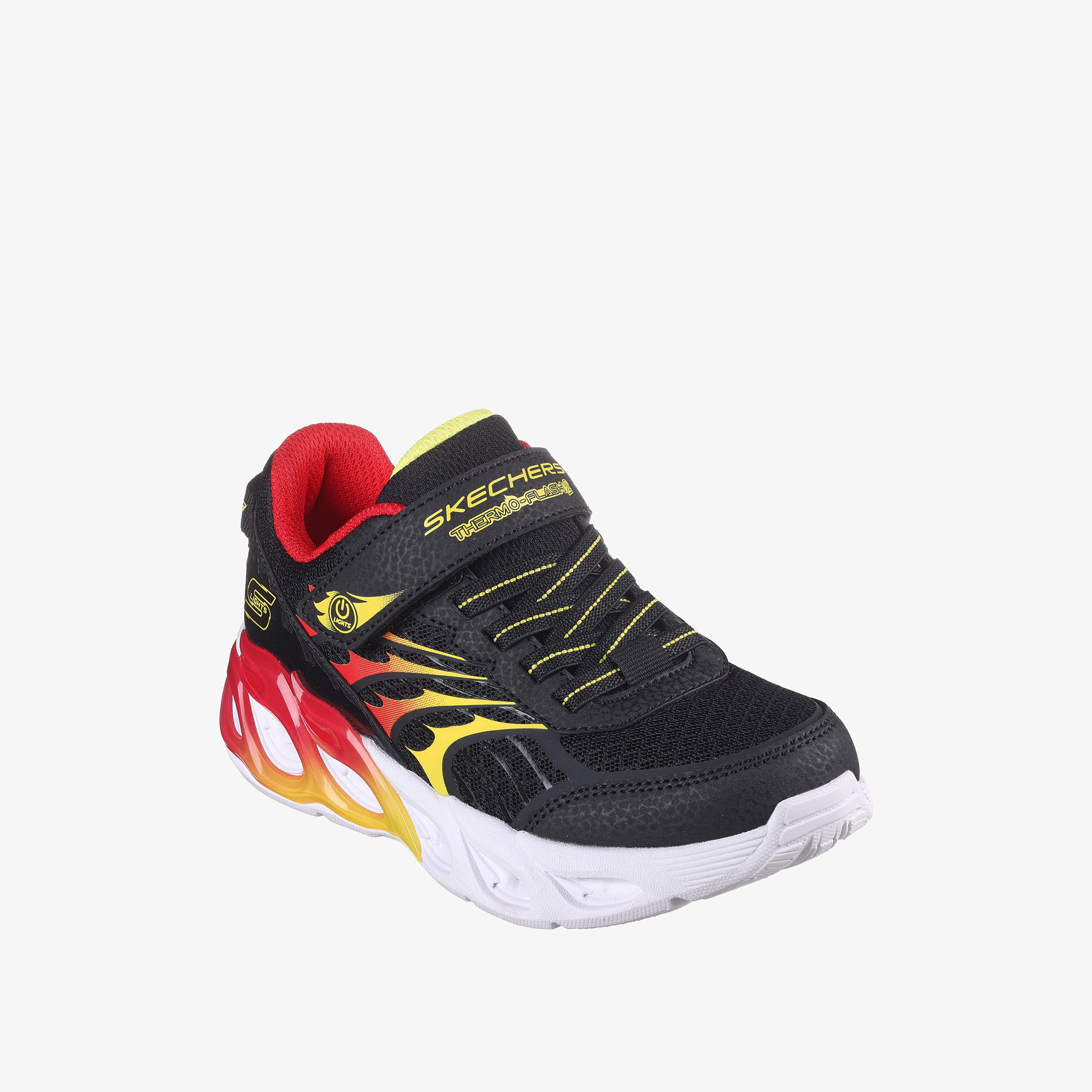 Skechers Kids THERMO FLASH 2.0 Hook & Loop Light-Up Sports Shoes-boys-shoes-sneakers-image-1