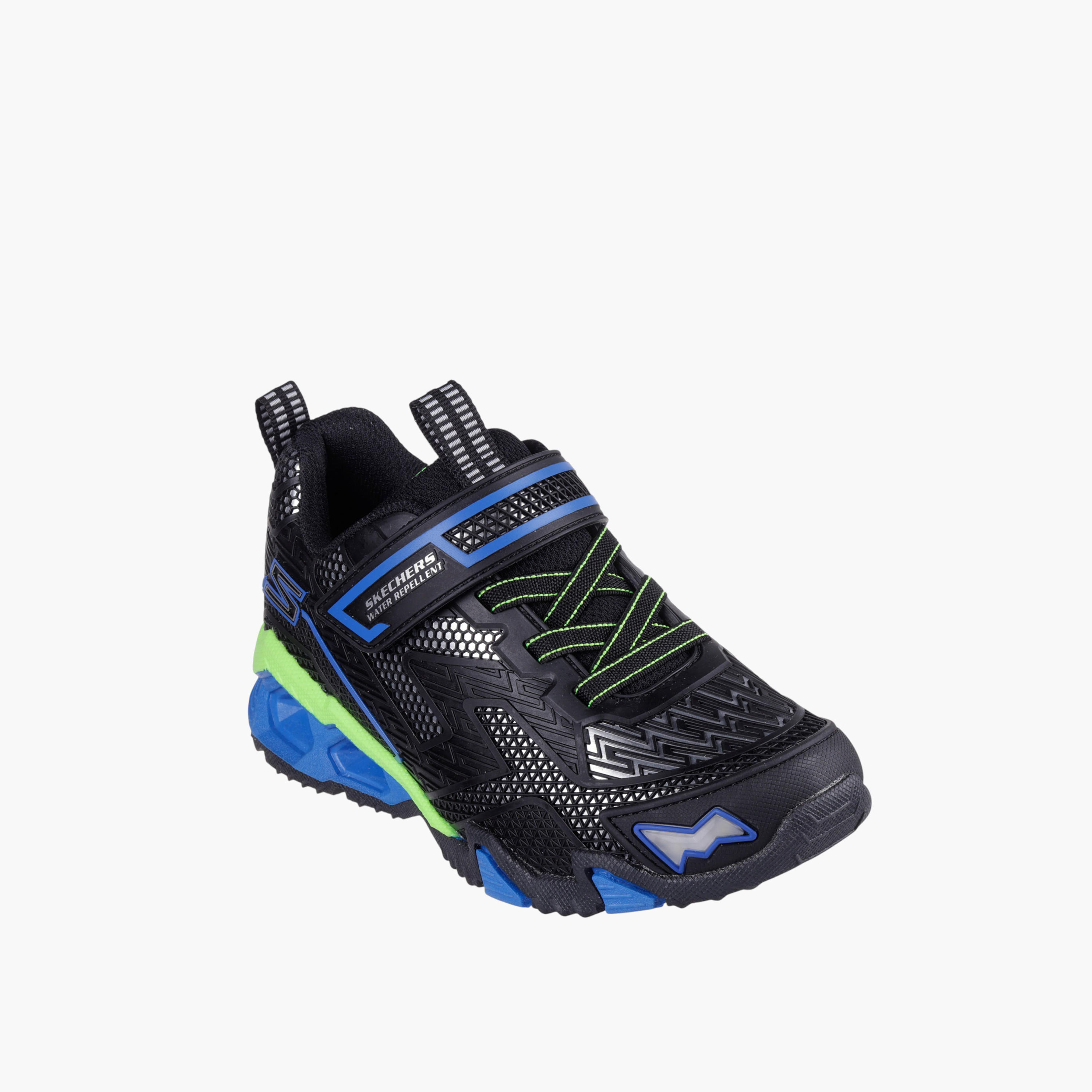 Skechers Kids Panelled Hook & Loop Durable Walking Shoes-boys-shoes-sneakers-image-1