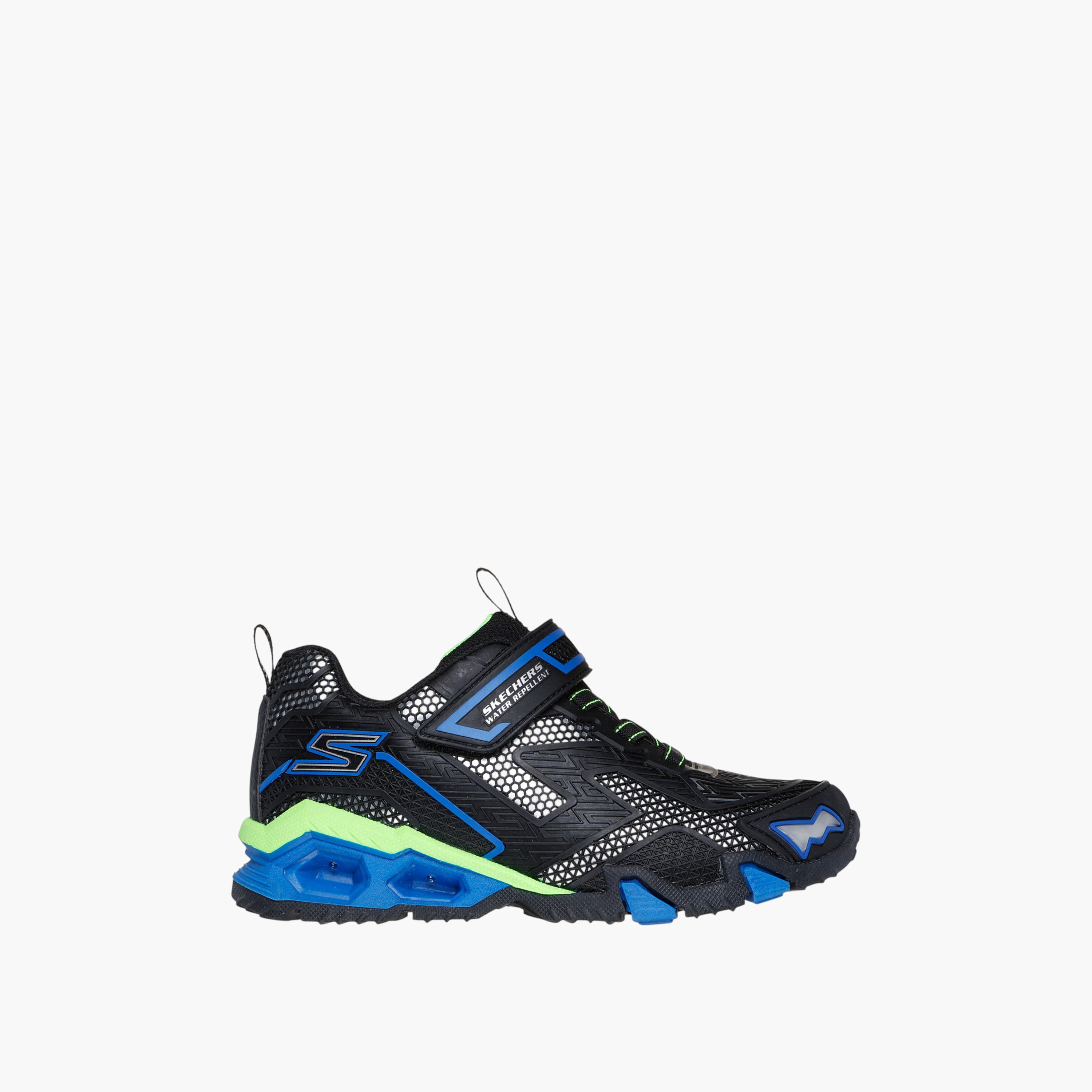 Skechers Kids Panelled Hook & Loop Durable Walking Shoes-boys-shoes-sneakers-image-2