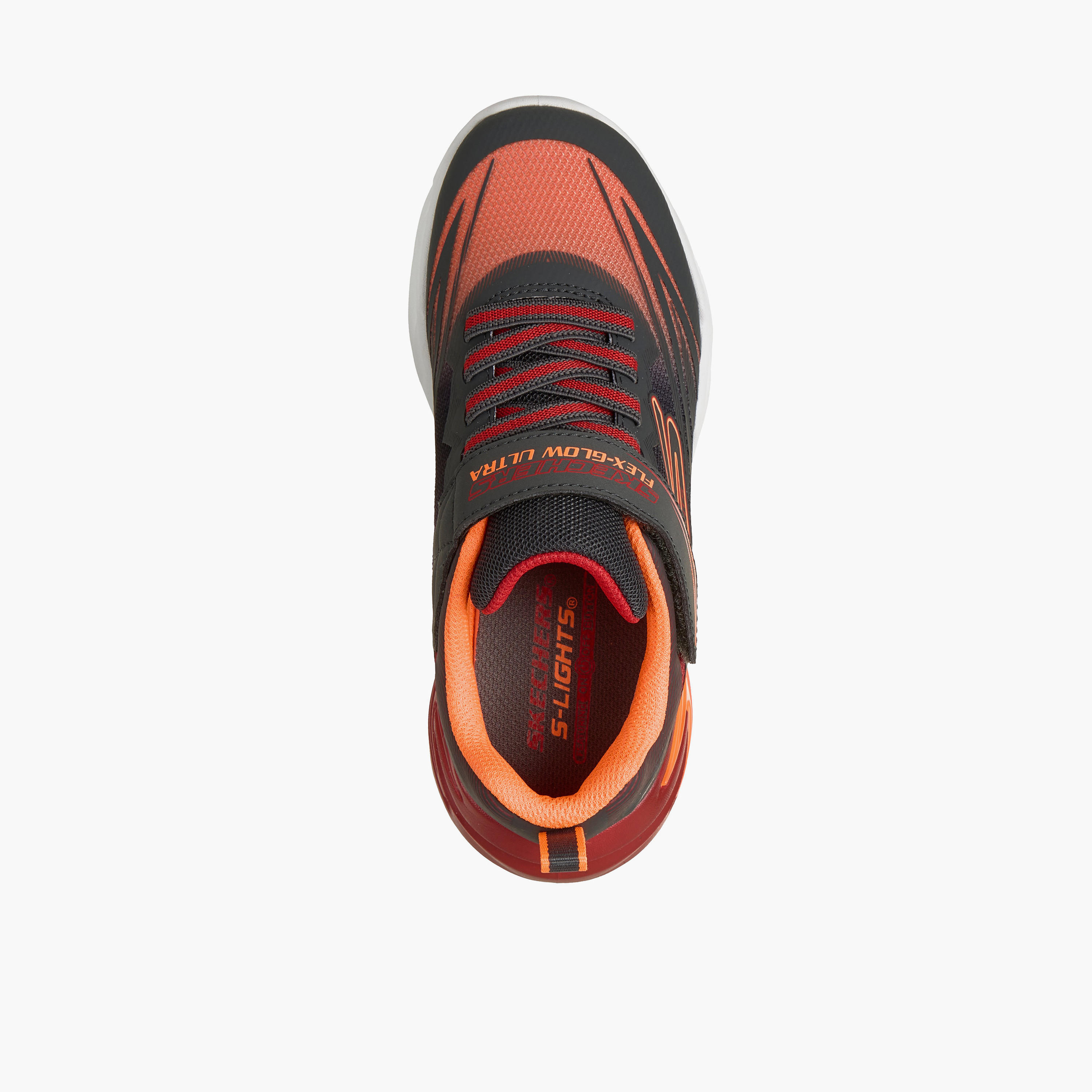 Skechers Boys FLEX-GLOW ULTRA Hook & Loop Sneakers - 400139L-CCRD-CP-boys-shoes-sneakers-image-3