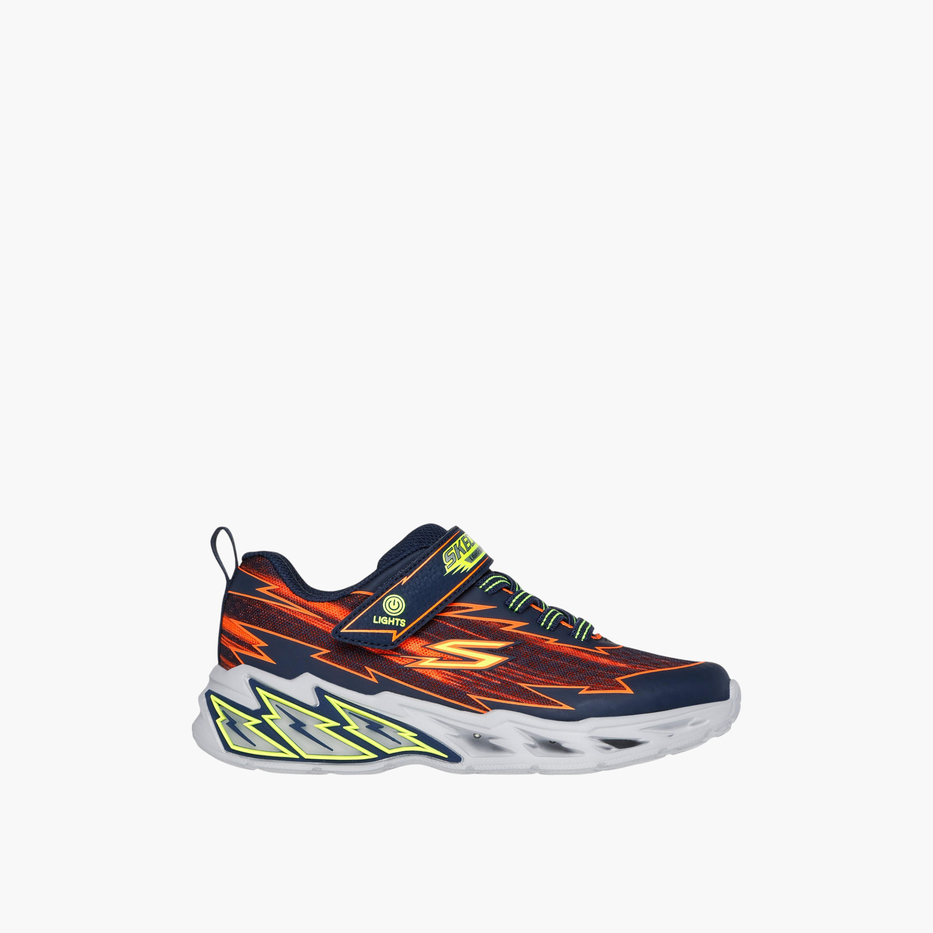 Skechers Boys LIGHT STORM 2.0 Hook & Loop Cushioned Sole Light-Up Sports Shoes-boys-shoes-sneakers-image-2