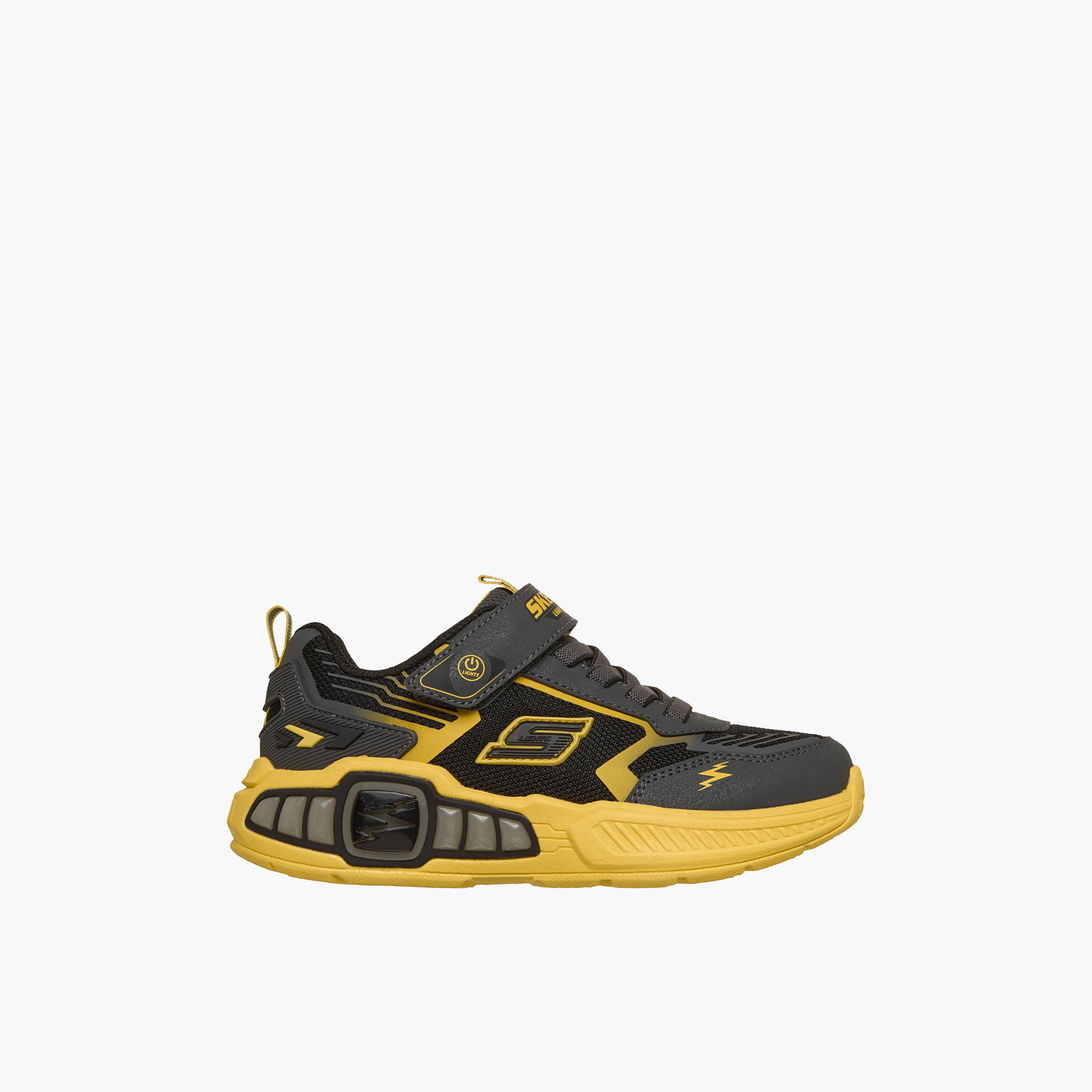 Skechers Boys LIGHT STORM 3 Hook & Loop Light-Up Ankle Sneakers-boys-shoes-sneakers-image-4