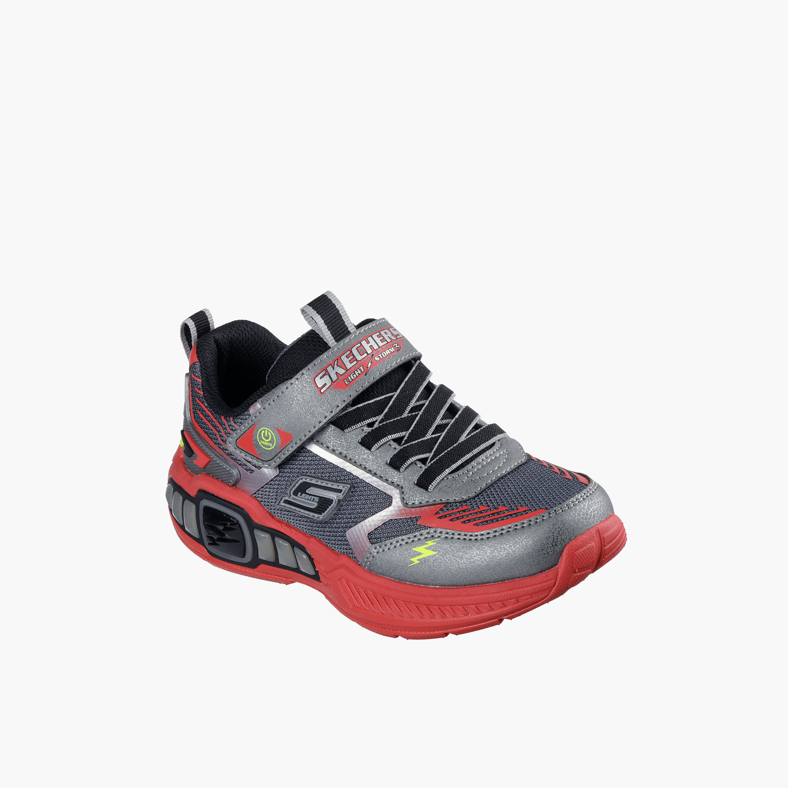 Skechers Boys LIGHT STORM 3 Hook & Loop Sneakers-boys-shoes-sneakers-image-1