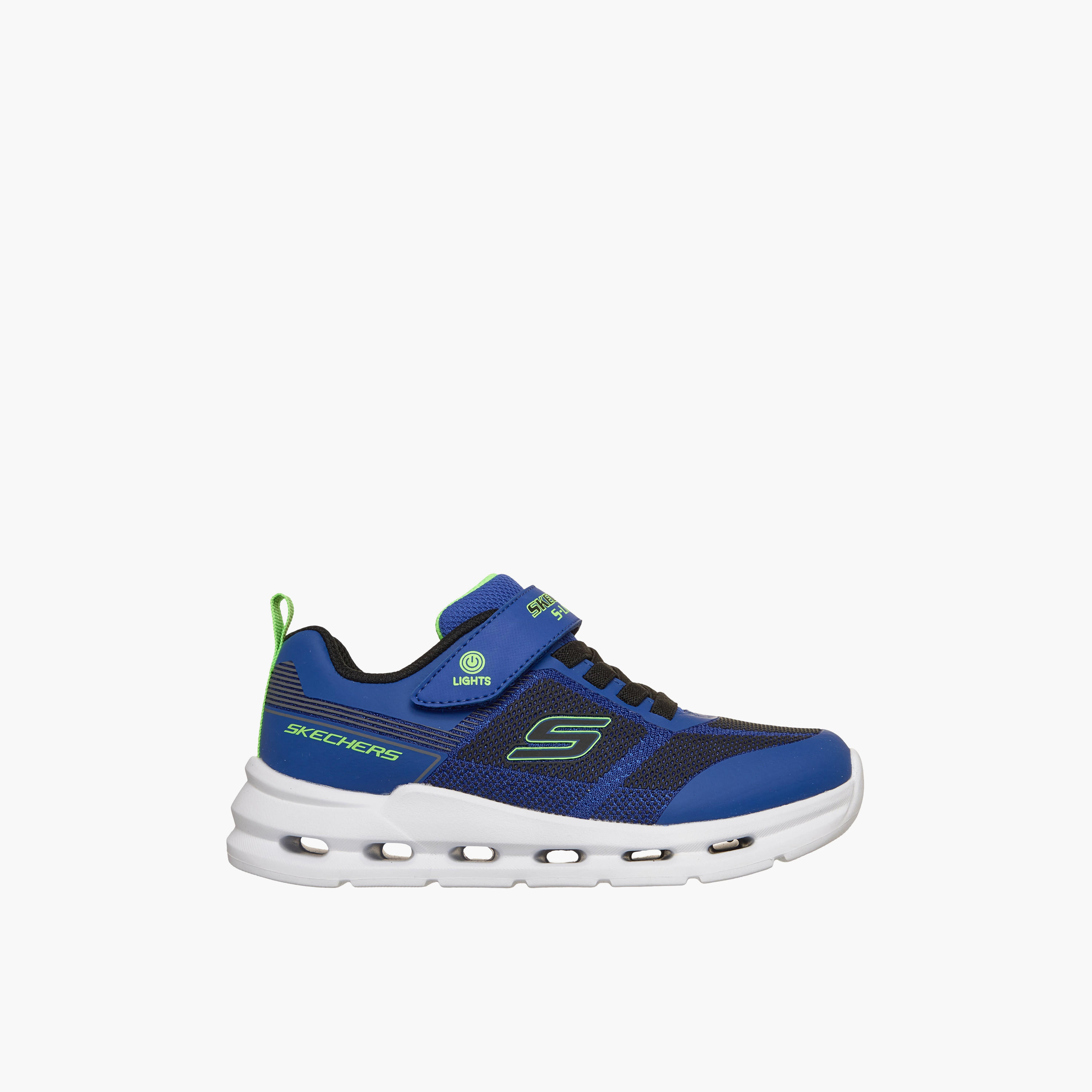 Skechers Boys GLIDE-STEP LIGHTS Hook & Loop Light-Up Ankle Sneakers-boys-shoes-sneakers-image-4