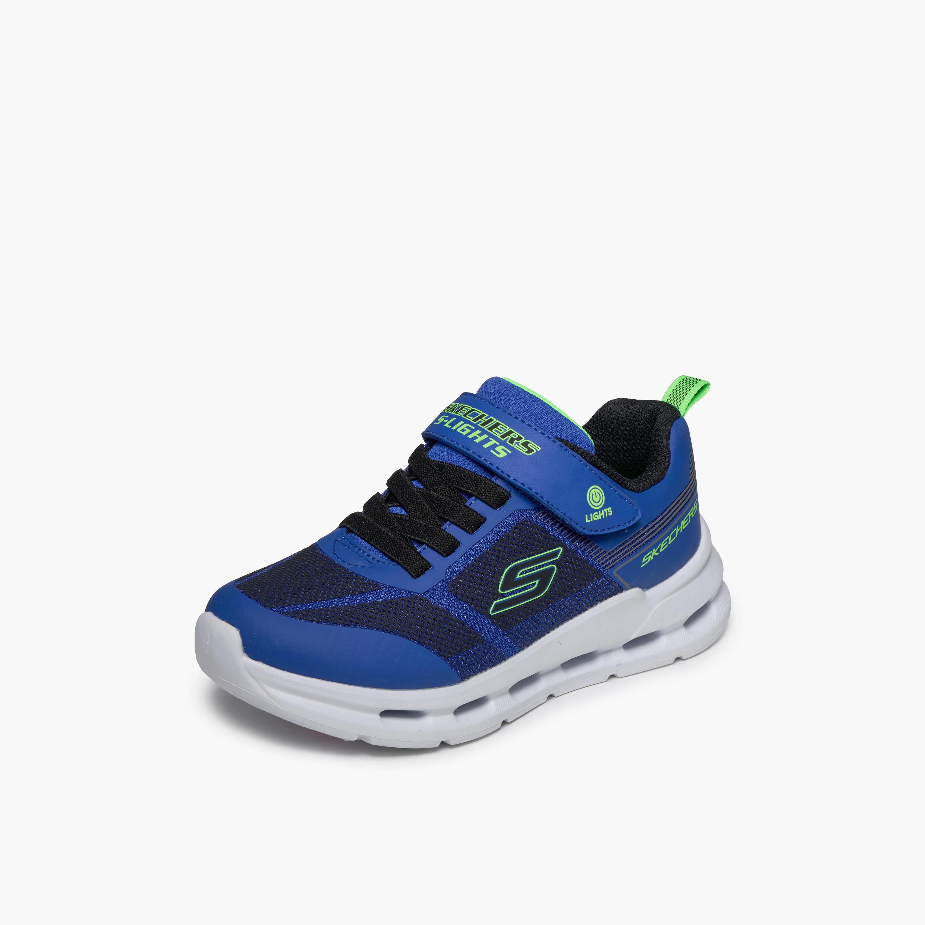 Skechers Boys GLIDE-STEP LIGHTS Hook & Loop Light-Up Ankle Sneakers-boys-shoes-sneakers-image-5