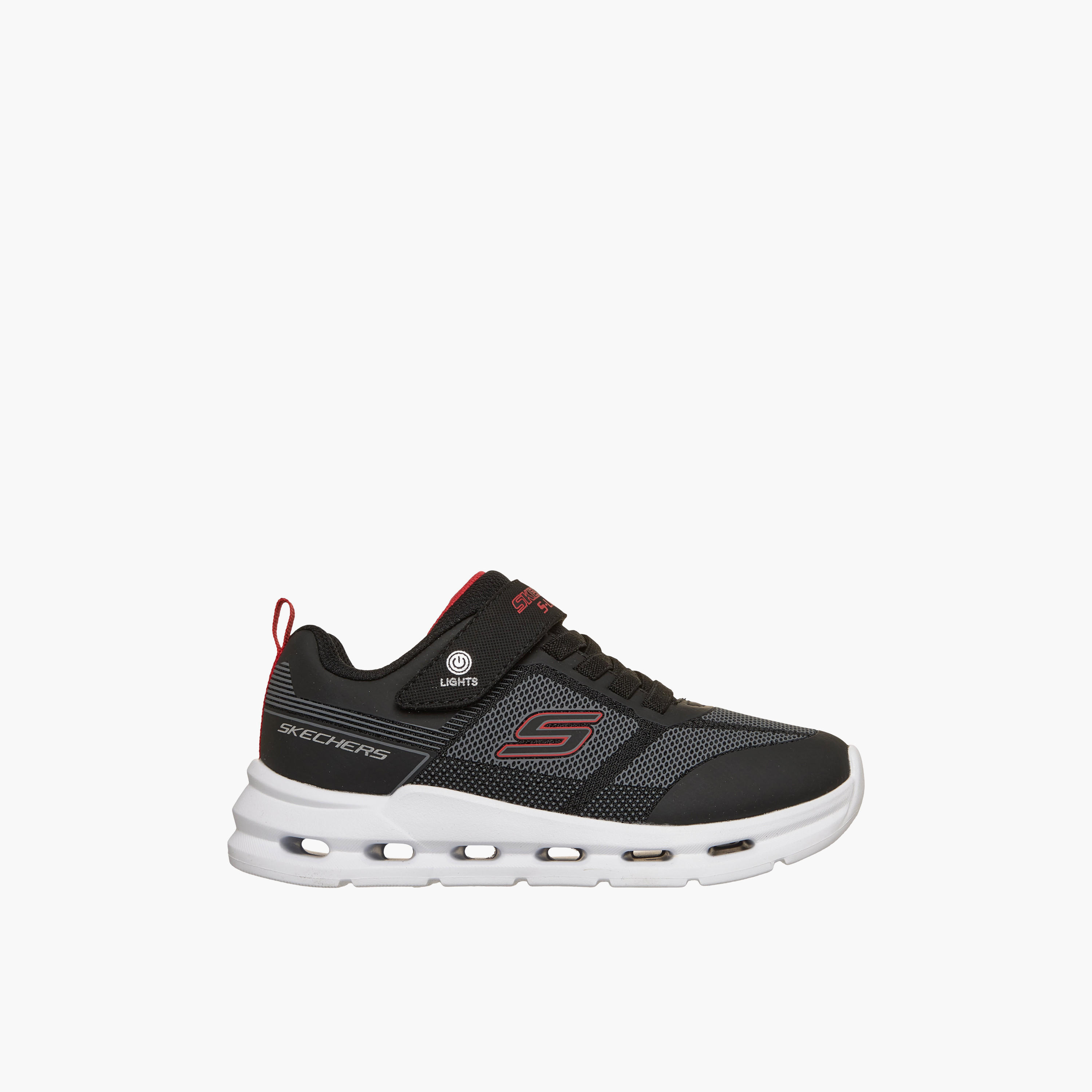 Skechers Boys Glide-Step Lights Hook & Loop Sneakers-boys-shoes-sneakers-image-4