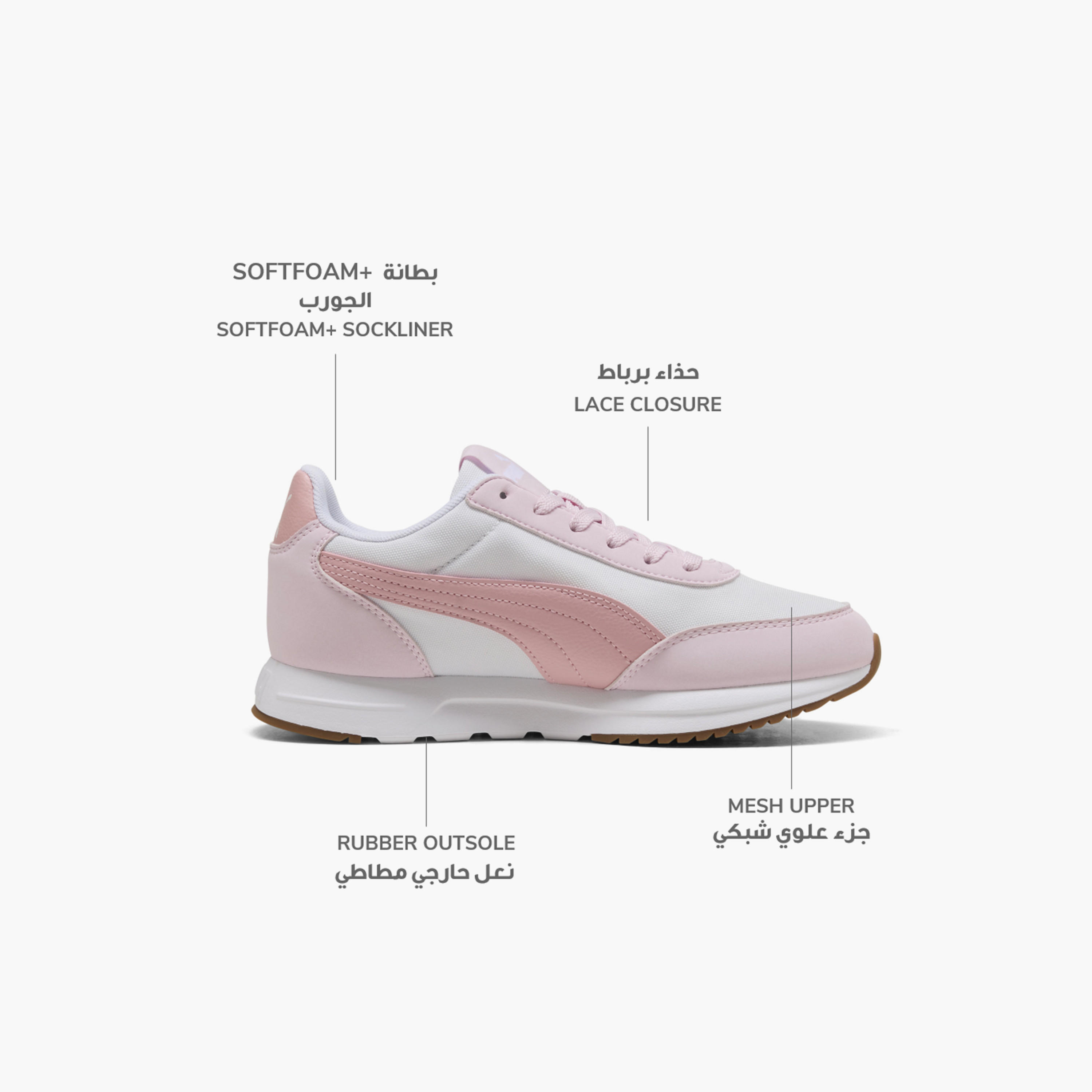 Puma Women R78 Lightwind Lace-Up Low Ankle Sneakers-women-shoes-sneakers-image-2
