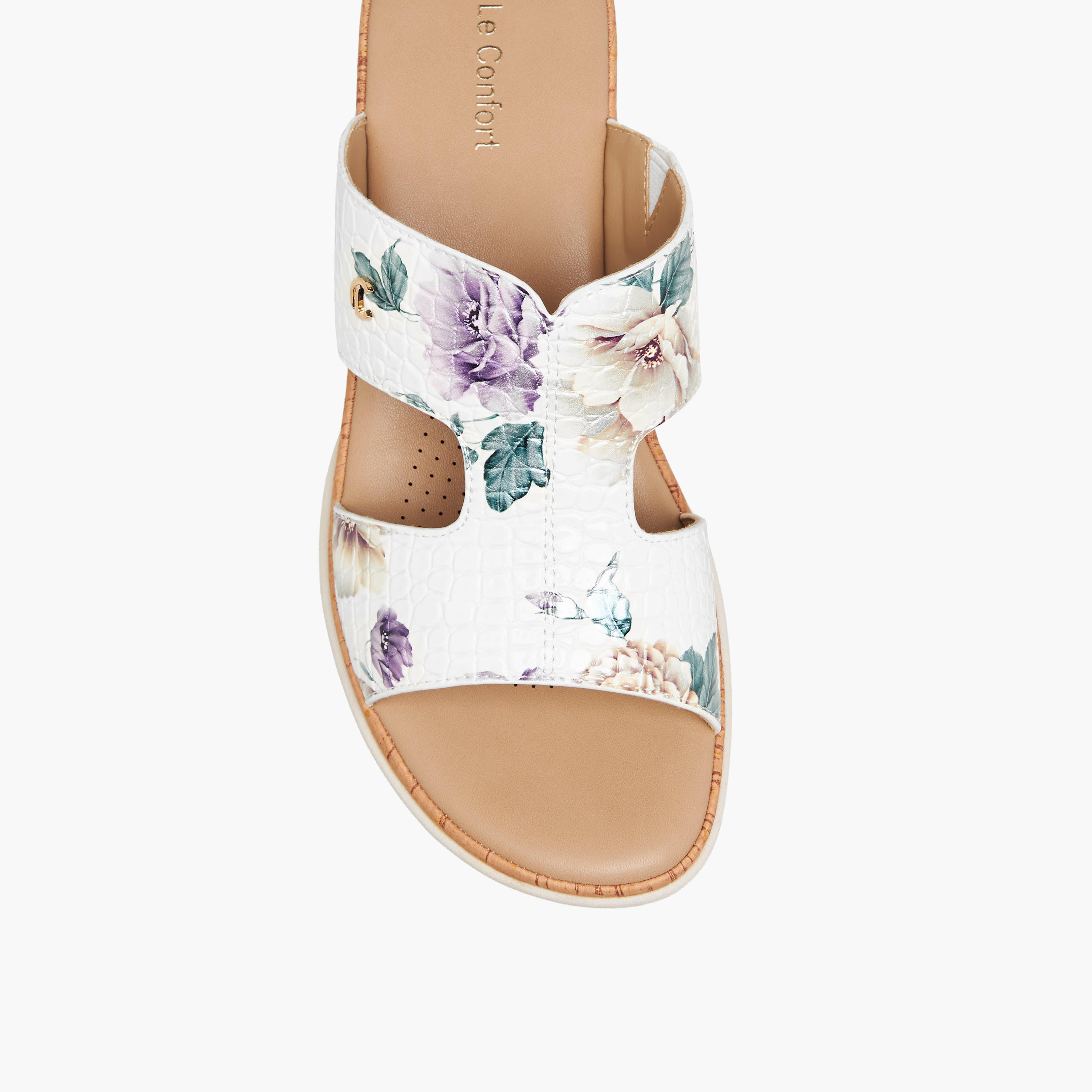صندل بكعب ويدج للنساء من لو كونفورت-women-shoes-sandals-heeled-image-4