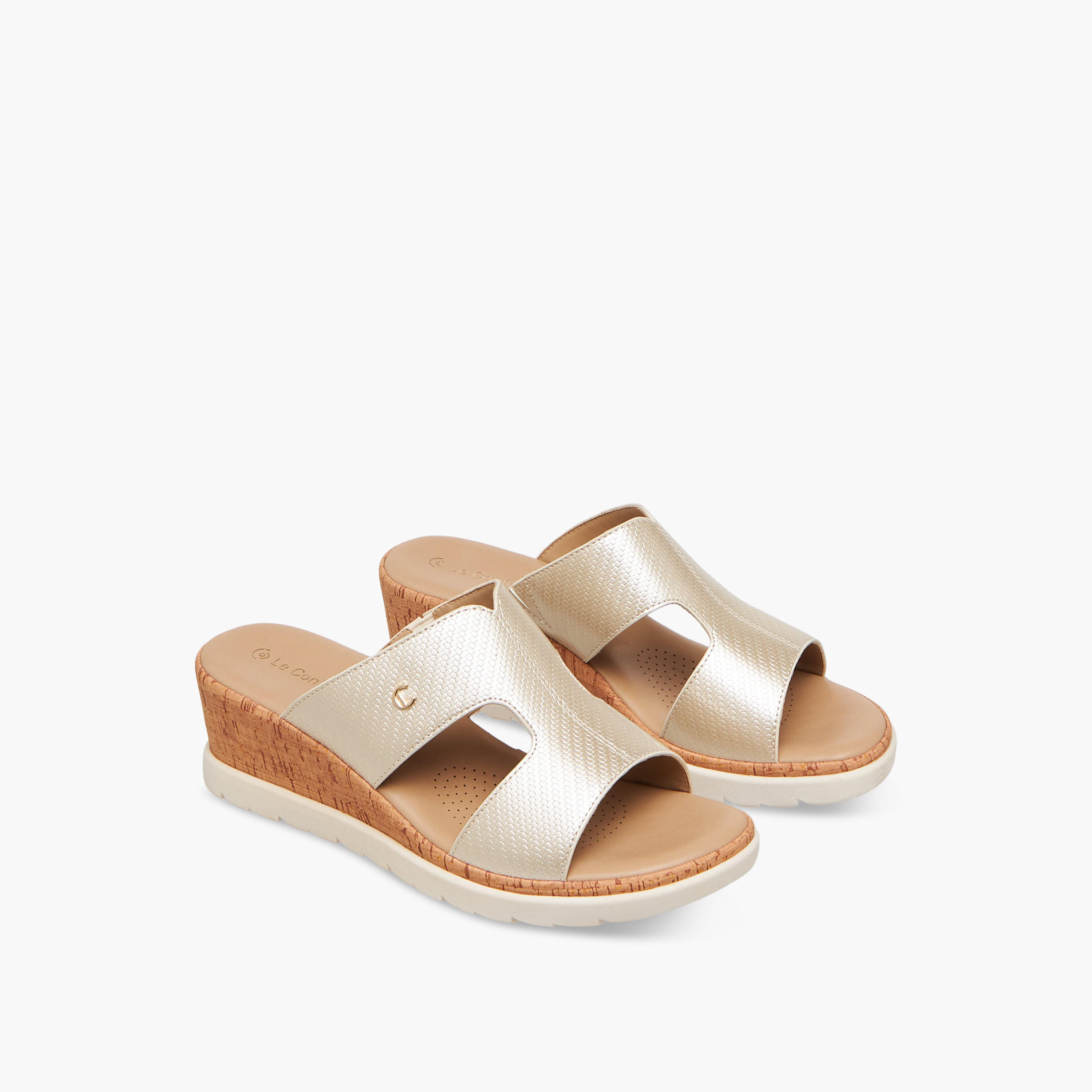 Le Confort Women Wedge Heel Sandals-women-shoes-sandals-heeled-image-1