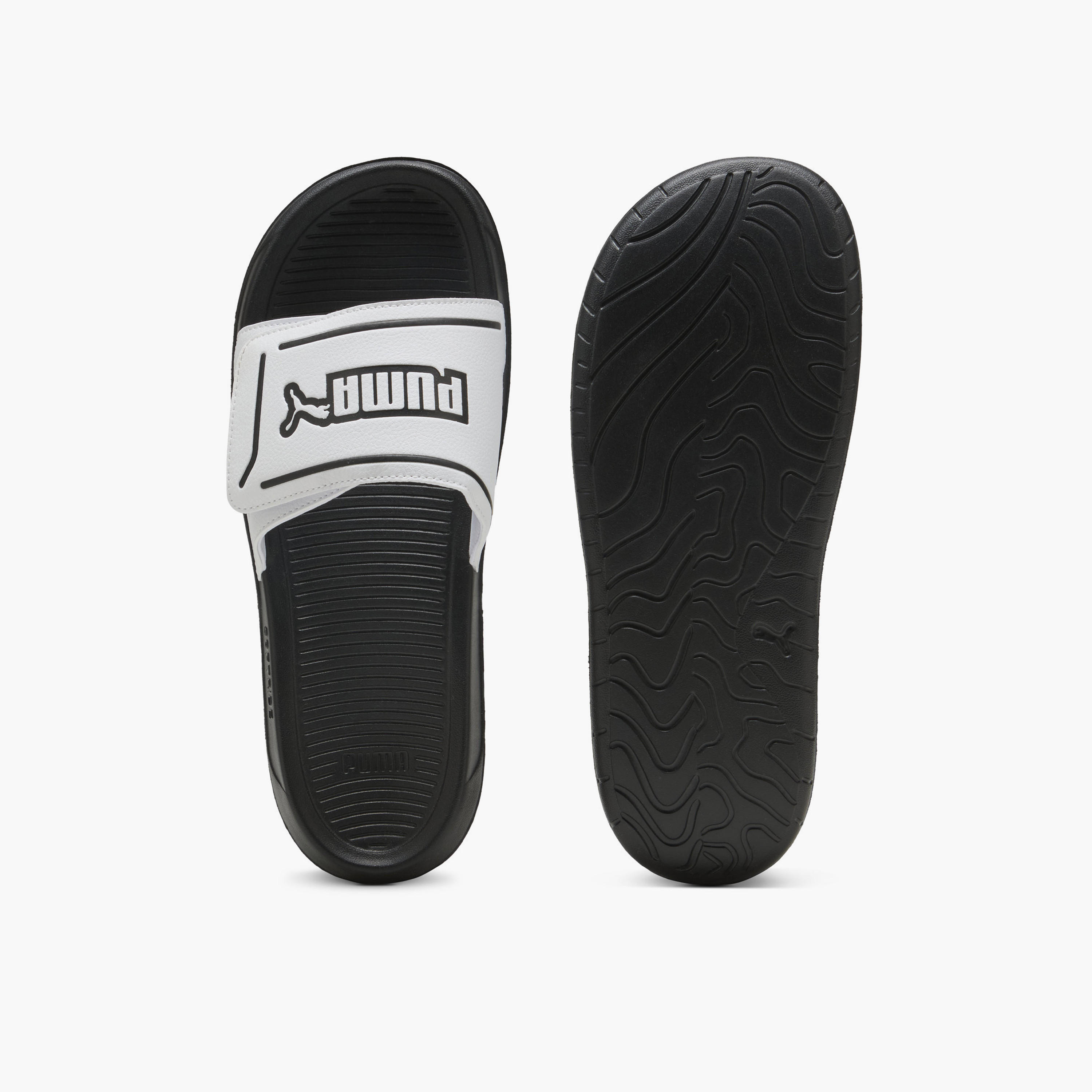 Puma Men Royalcat Comfort 2 Logo Print Slides-sports-men-shoes-image-4
