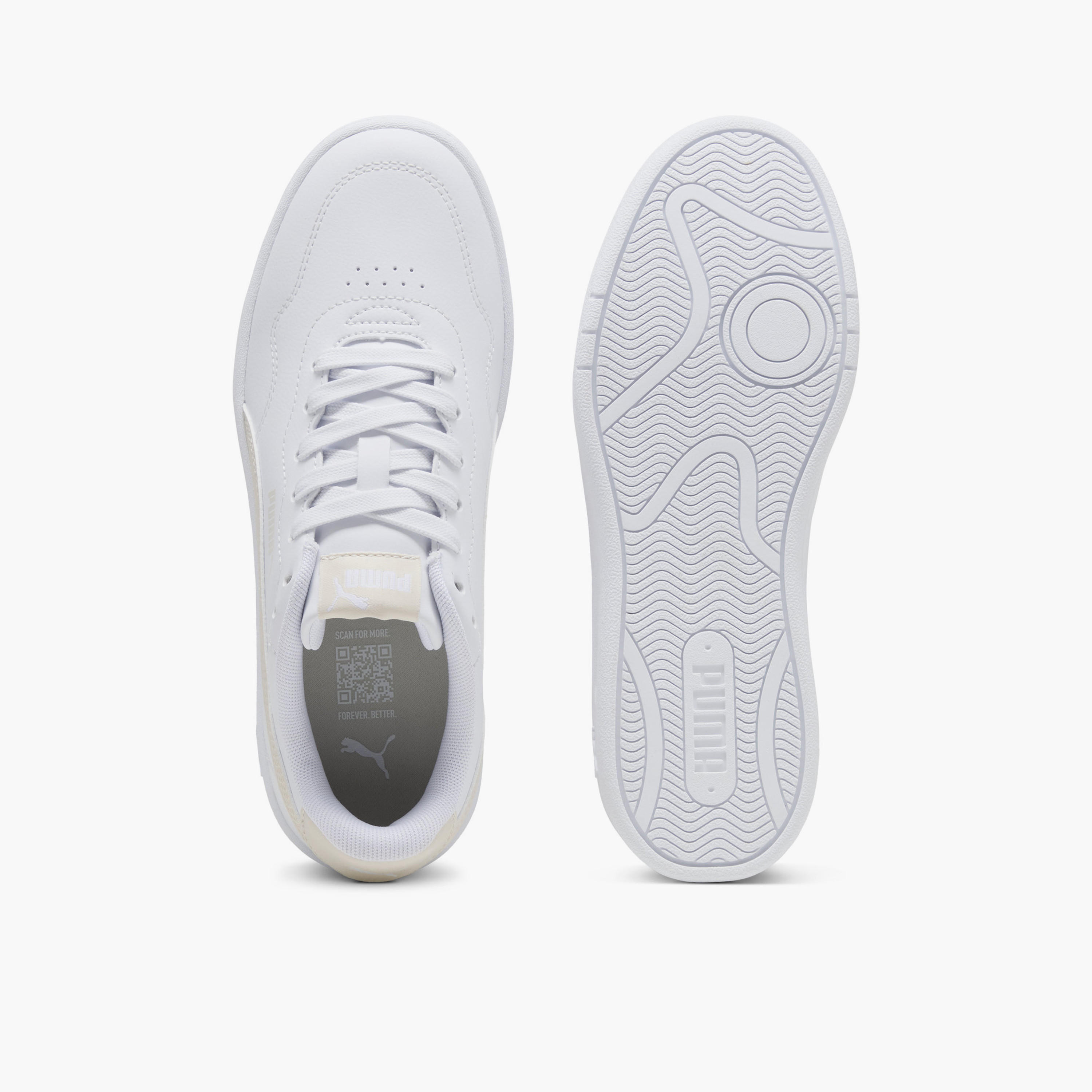 Puma Women Court Lally Lace-Up Low Ankle Sneakers-women-shoes-sneakers-image-4