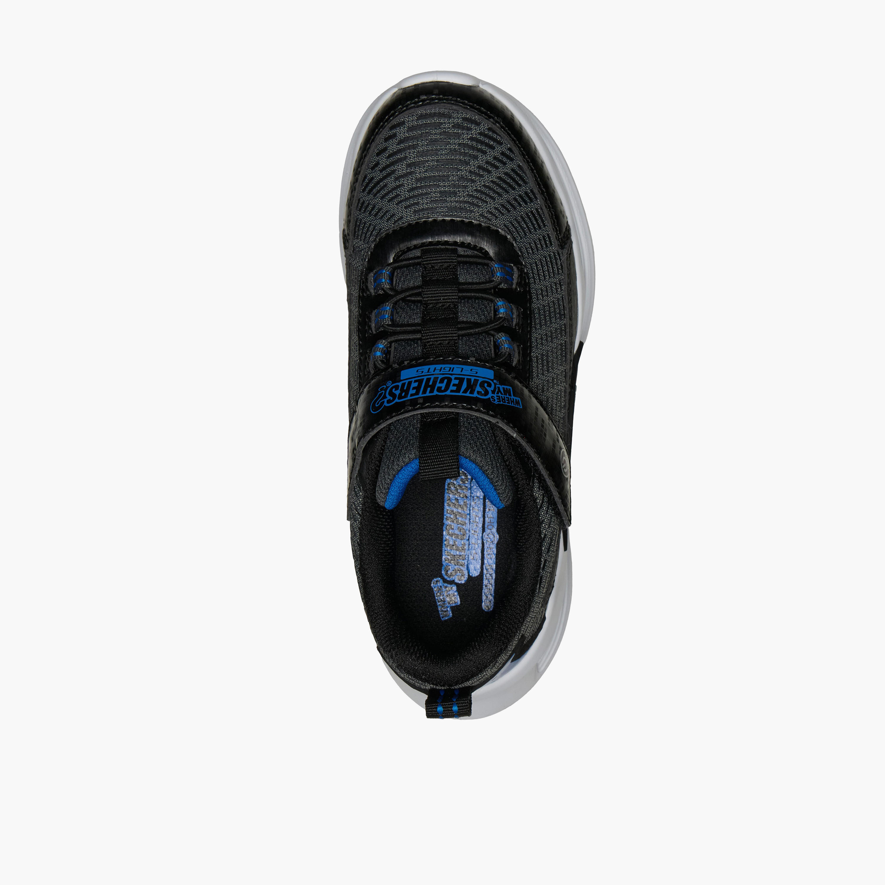Skechers Boys KINETIC-LIGHTS Hook & Loop Light-Up Ankle Sneakers-boys-shoes-sneakers-image-3