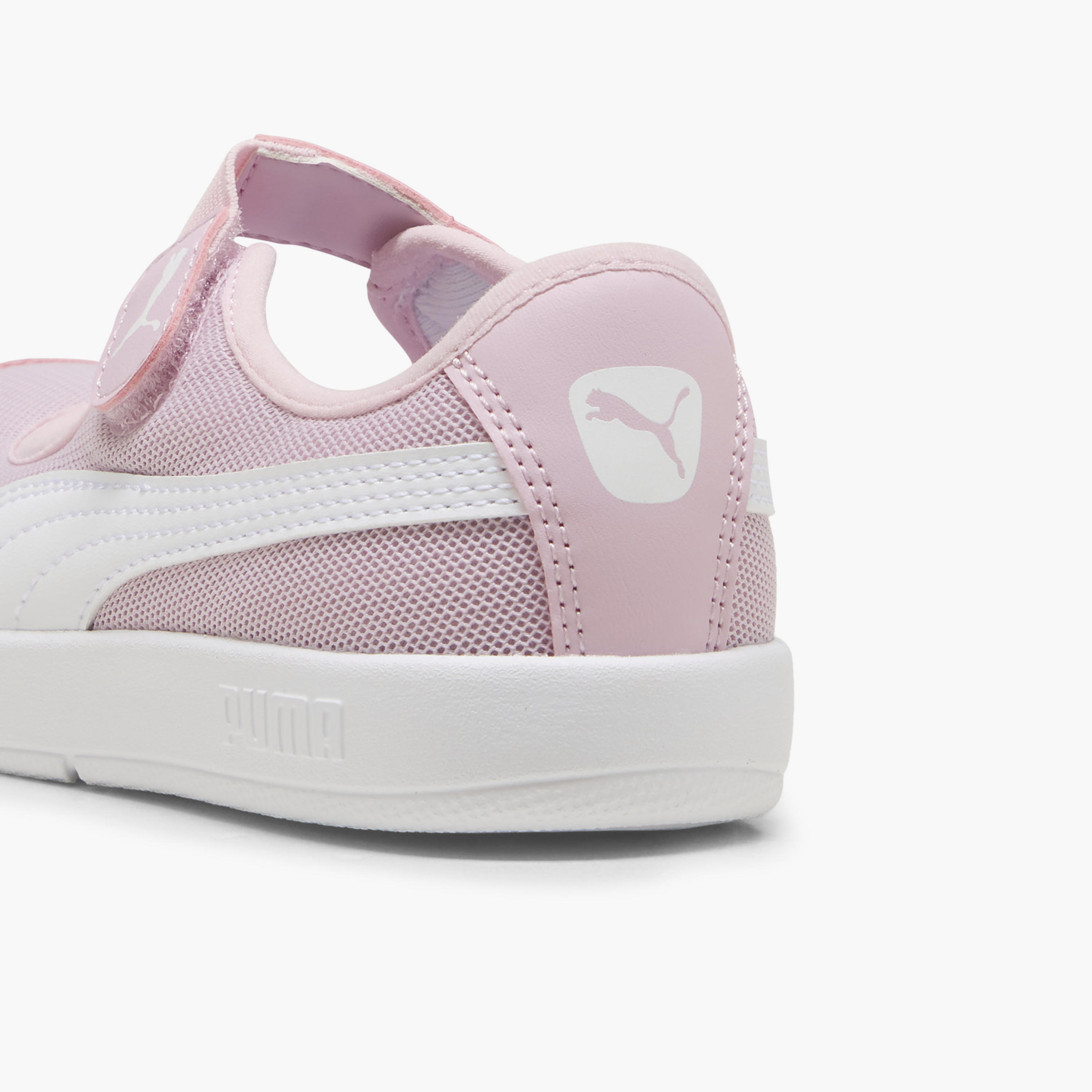 Puma Girls Courtflex v3 Lina V Hook & Loop Ankle Sneakers-girls-shoes-sports-image-5