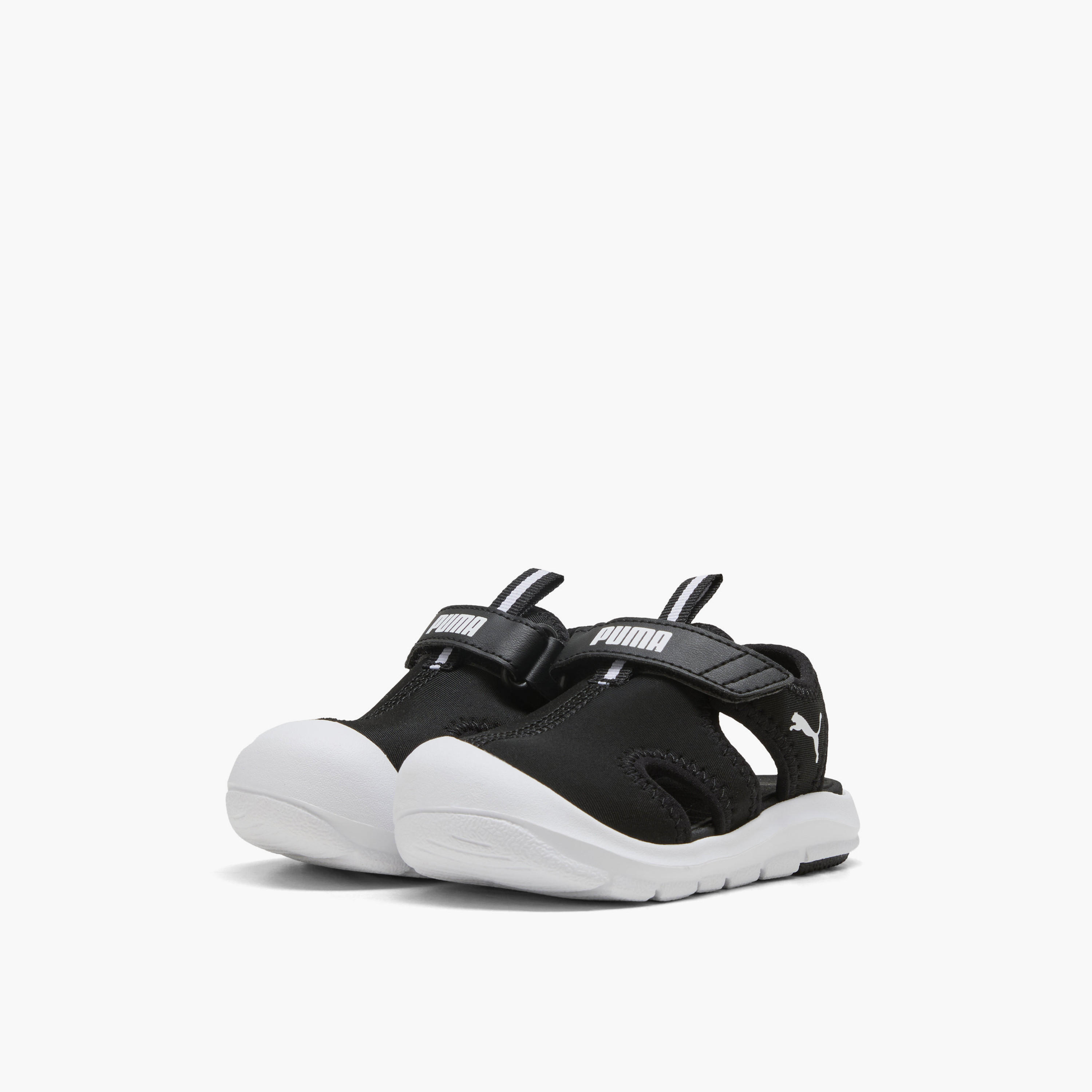 Puma Fun Racer V Sandals with Hook & Loop Closure-baby-boys-shoes-sandals-image-1
