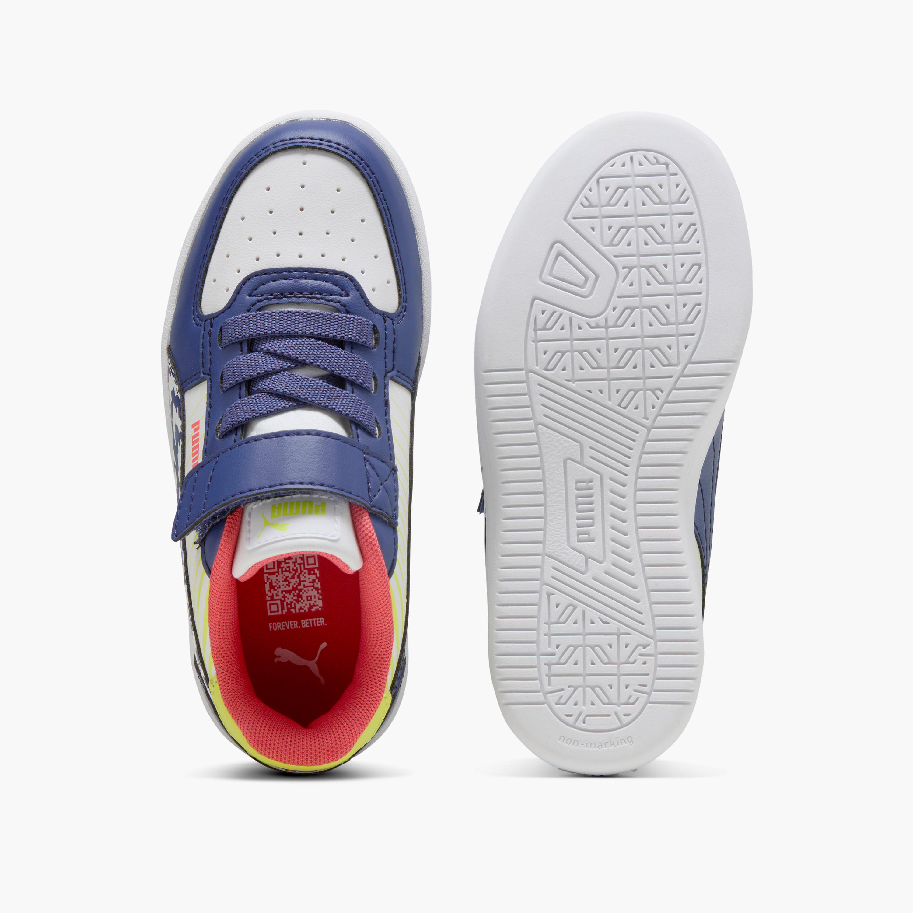 Puma Boys Caven 2.0 Poised 2 Race Ac Hook & Loop Ankle Sneakers Lightweight Shoes-boys-shoes-sneakers-image-4