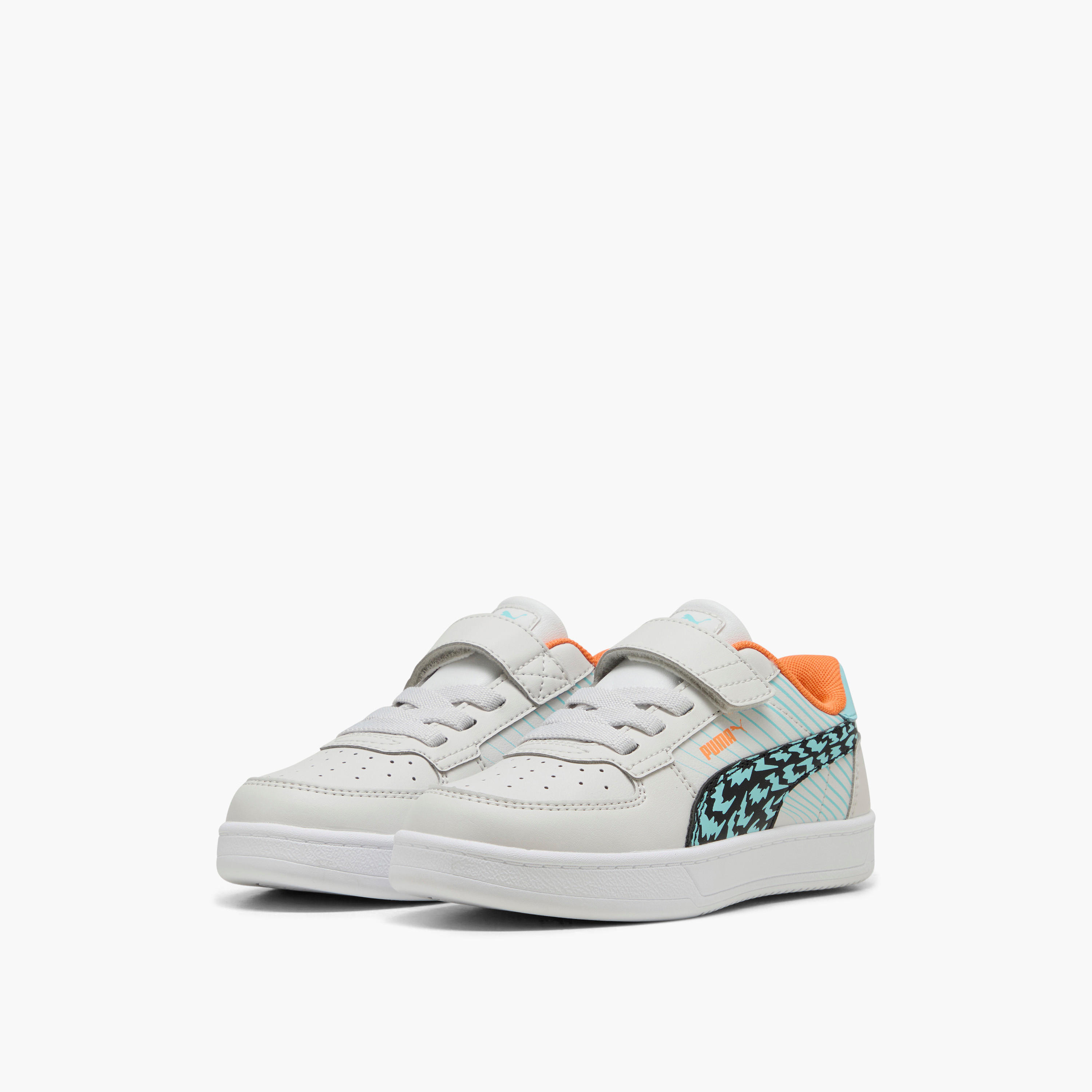 Puma Girls' CAVEN 2.0 POISED 2 RACE AC PS Sneakers with Hook and Loop Closure - 40059702-girls-shoes-sports-image-1