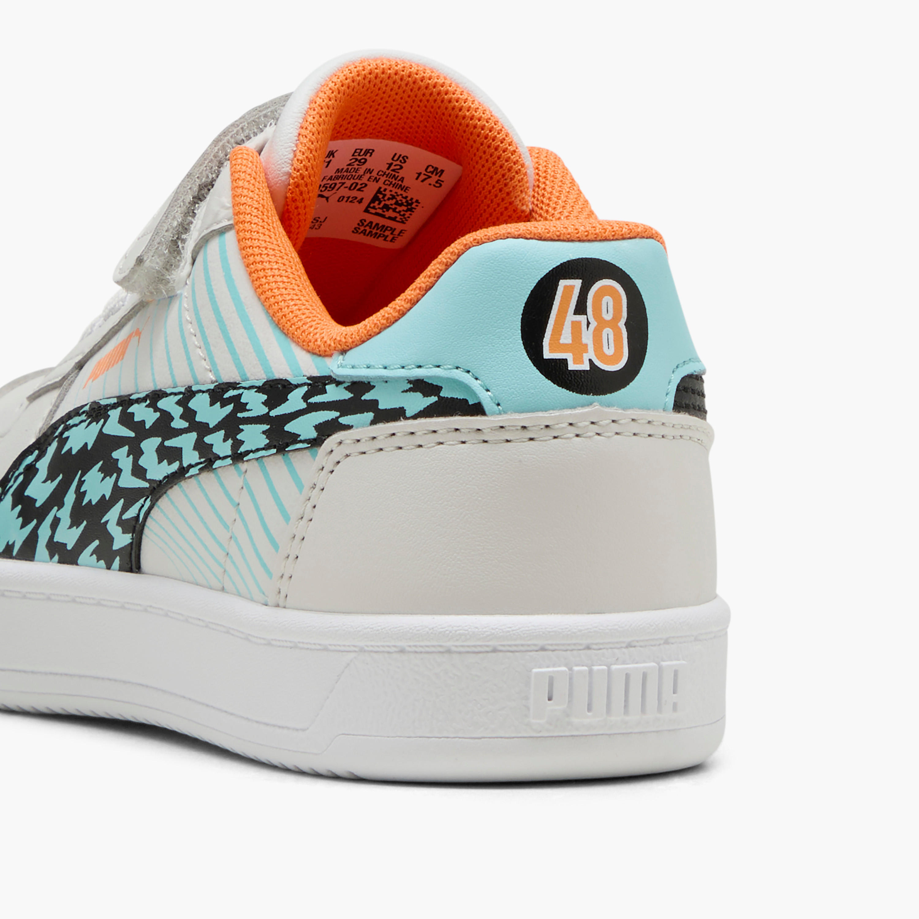 Puma Girls' CAVEN 2.0 POISED 2 RACE AC PS Sneakers with Hook and Loop Closure - 40059702-girls-shoes-sports-image-3