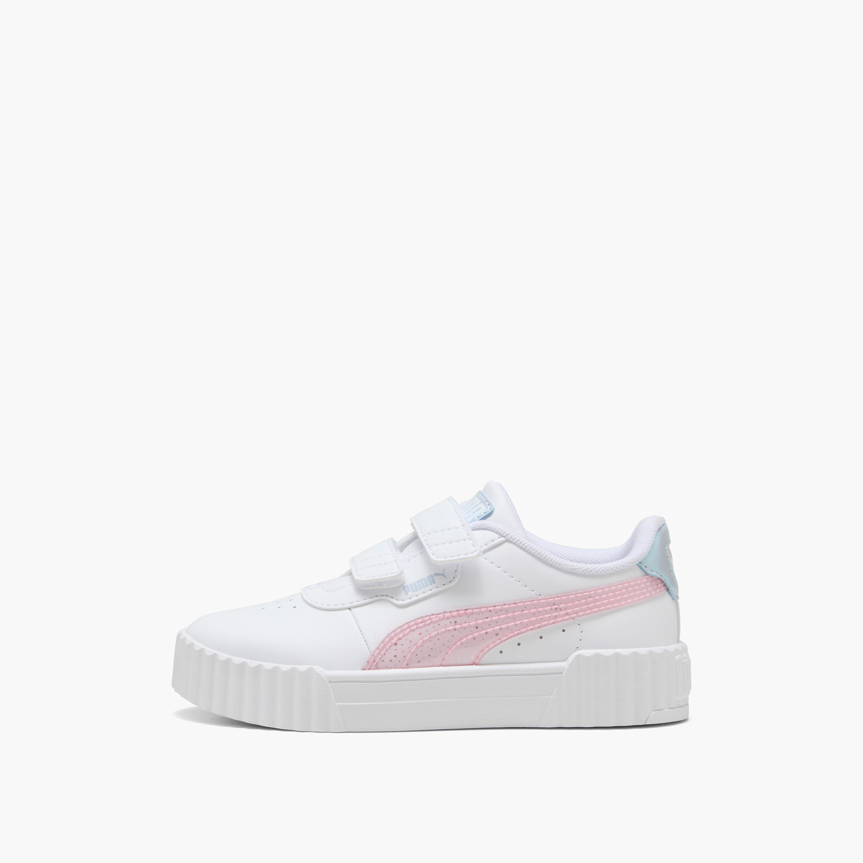 Puma Girls Carina 3.0 Blurry Dreams Hook & Loop Ankle Shoes-girls-shoes-sports-image-2