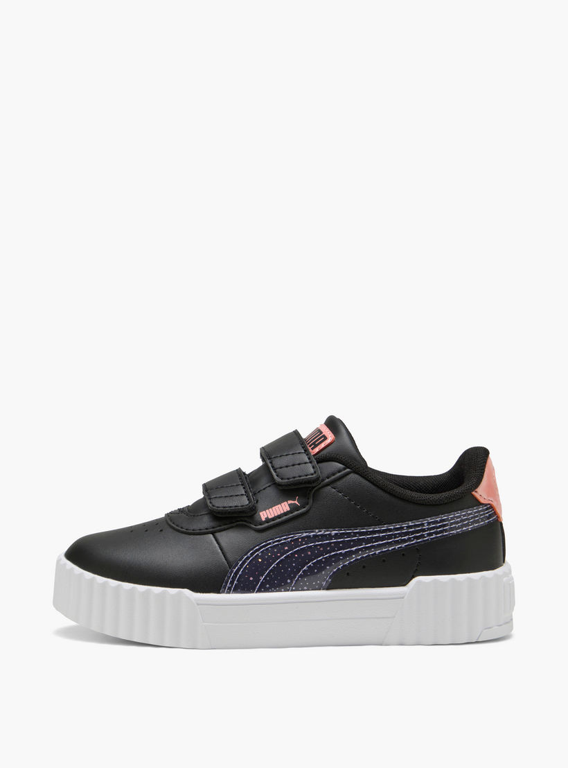 Puma Kids' CARINA 3.0 BLURRY DREAMS Sneakers with Hook and Loop Closure - 40060902-boys-shoes-sneakers-image-2