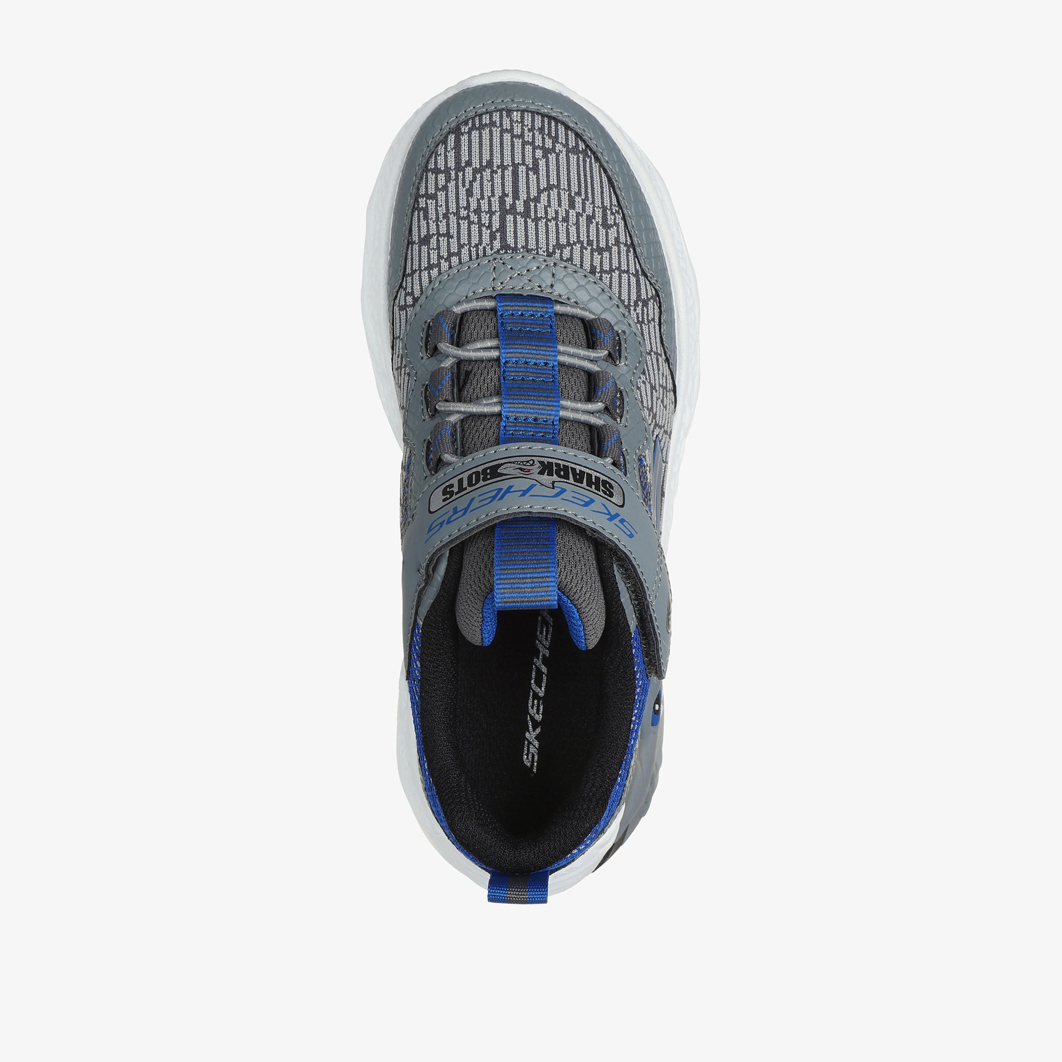 حذاء رياضي كريتشر لايتس بإضاءة وشريط إغلاق للأولاد من سكتشرز - 400617L-CCBL-boys-shoes-sneakers-image-2