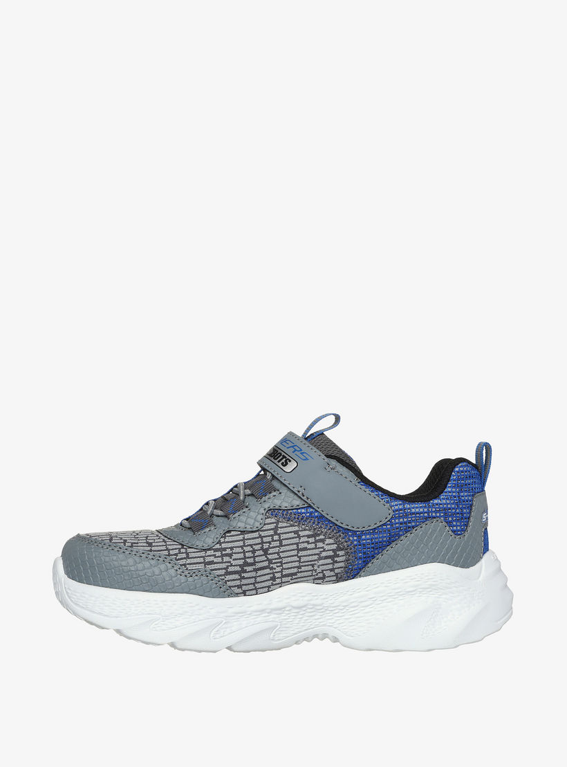 حذاء رياضي كريتشر لايتس بإضاءة وشريط إغلاق للأولاد من سكتشرز - 400617L-CCBL-boys-shoes-sneakers-image-4