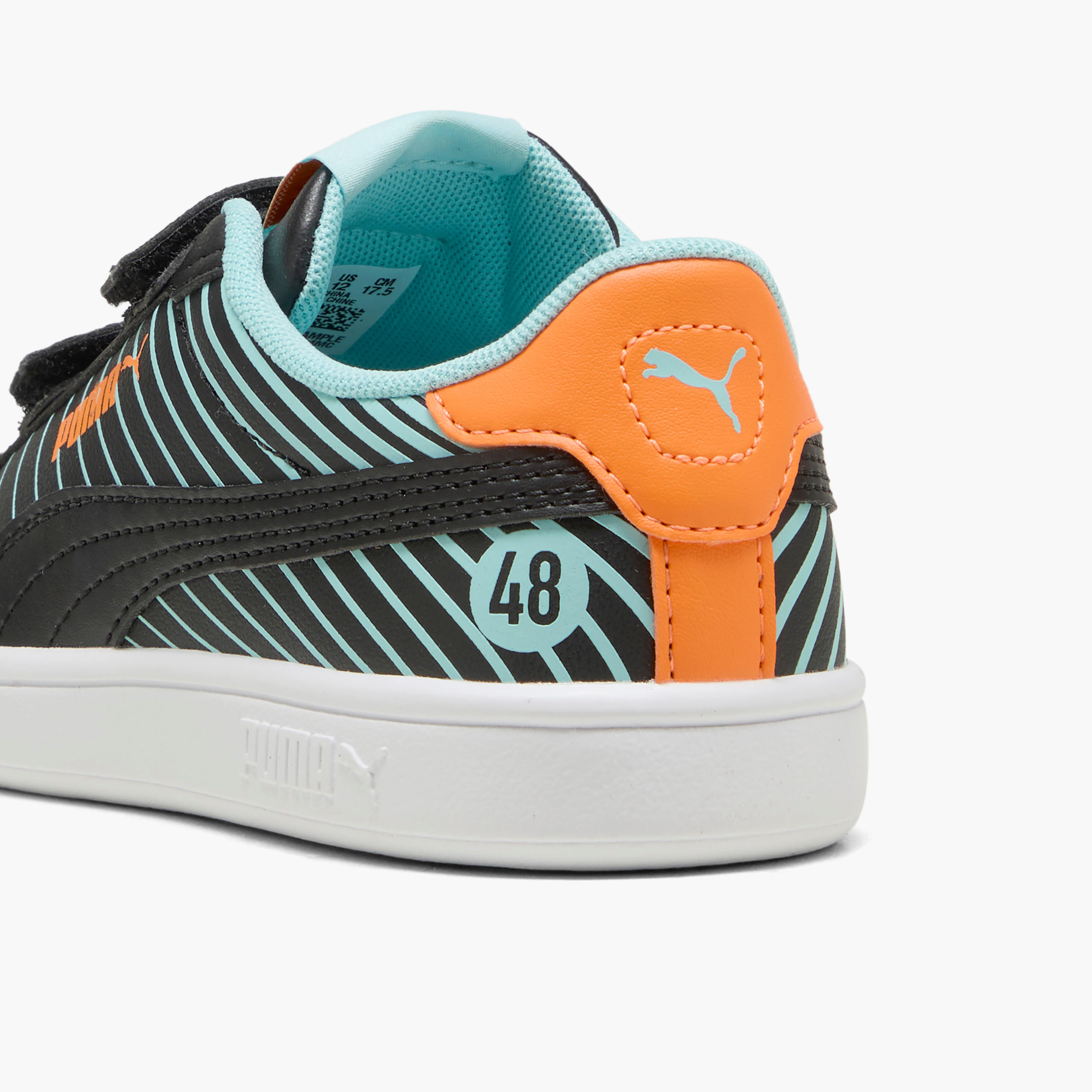 Puma Kids' SMASH 3.0 POISED 2 RACE V PS Sneakers with Hook and Loop Closure - 40065702-boys-shoes-sneakers-image-3