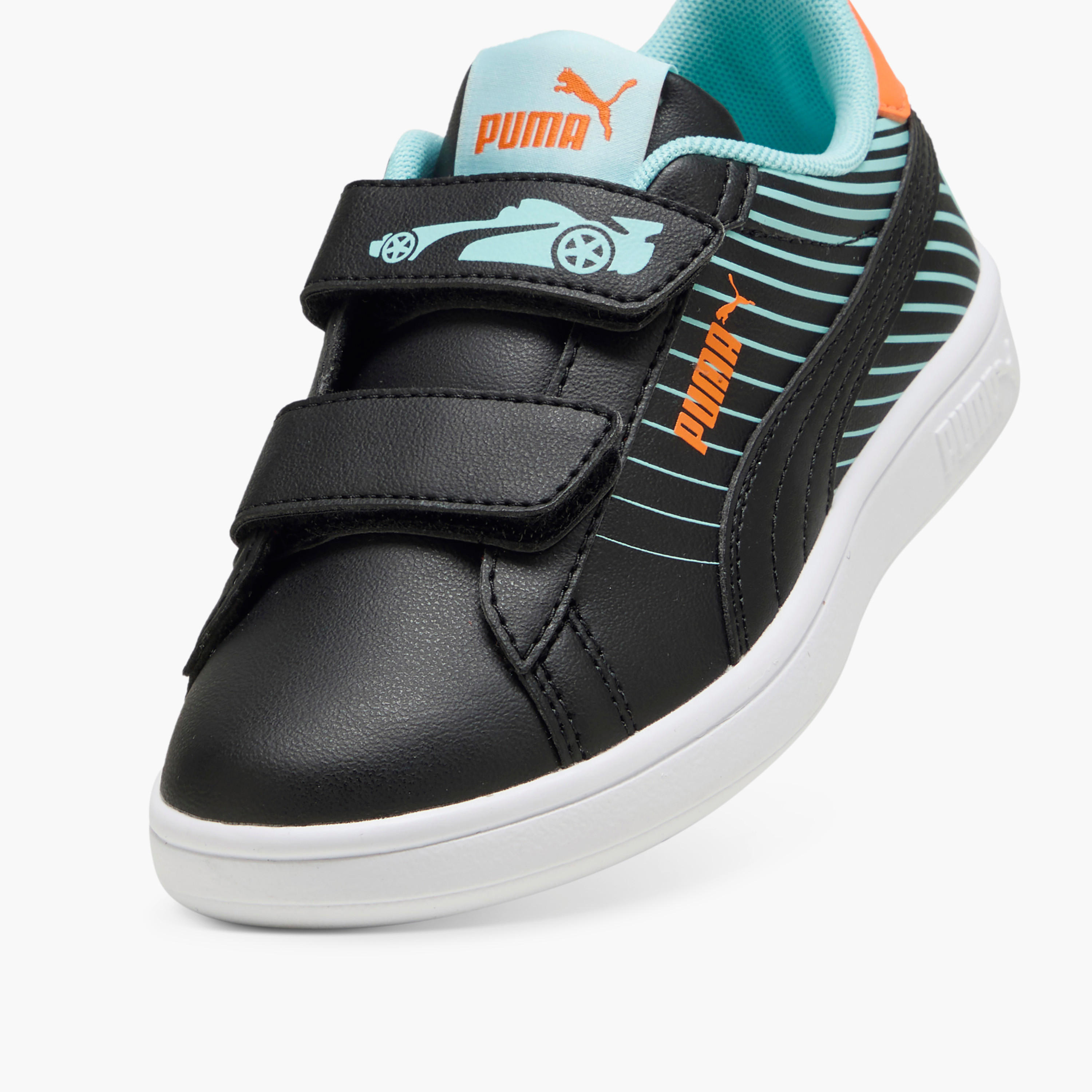 Puma Kids' SMASH 3.0 POISED 2 RACE V PS Sneakers with Hook and Loop Closure - 40065702-boys-shoes-sneakers-image-6