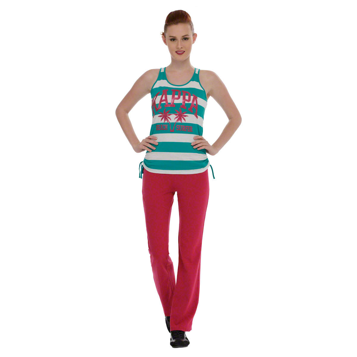 Kappa Solid Colour Jog Pants-women-clothing-sportswearandactivewear-bottoms-image-1