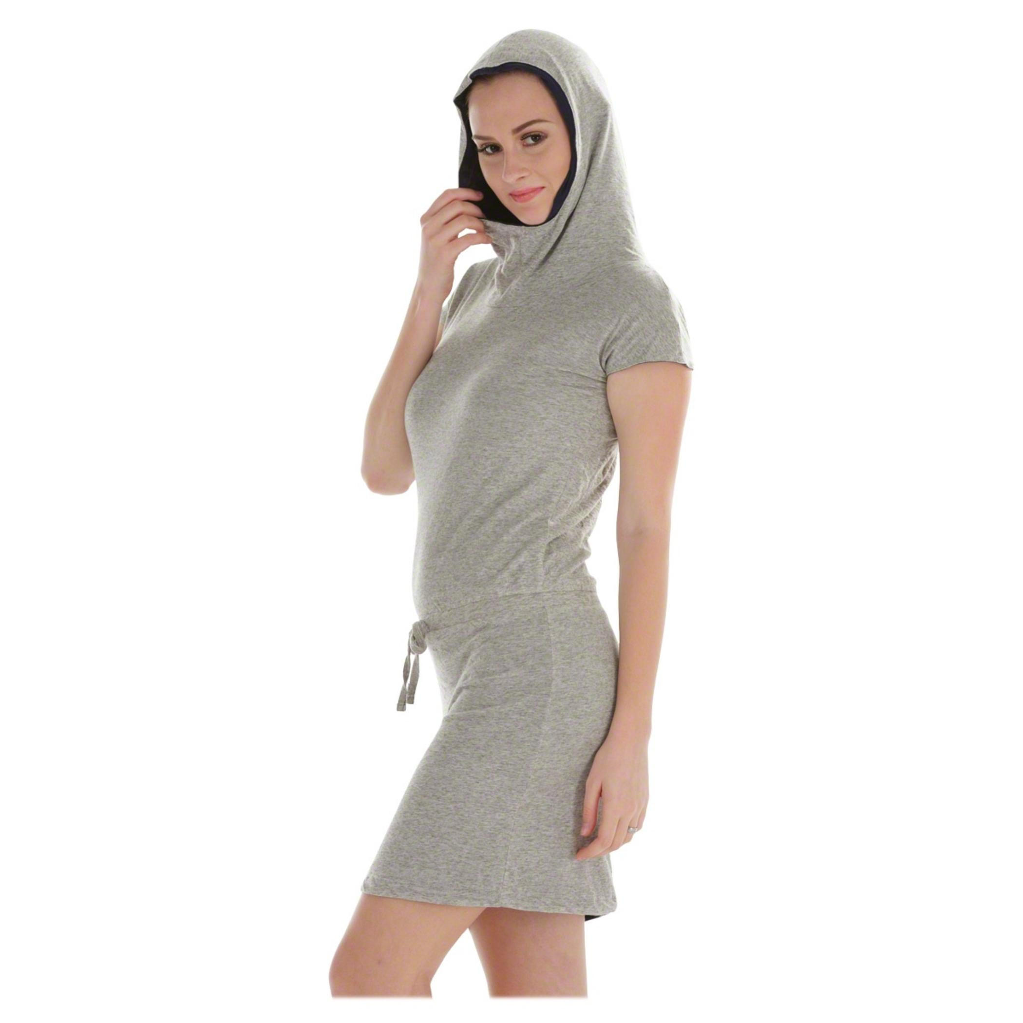 Kappa T-shirt Dress with Hood-women-clothing-dresses-image-3